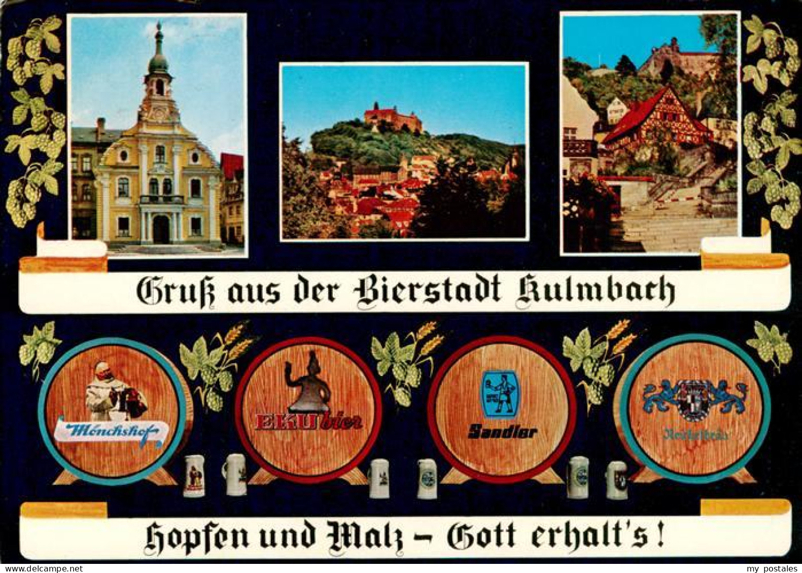 73940585 Kulmbach Teilansichten Bierstadt Spruch Hopfen Und Malz Gott Erhalt's - Kulmbach