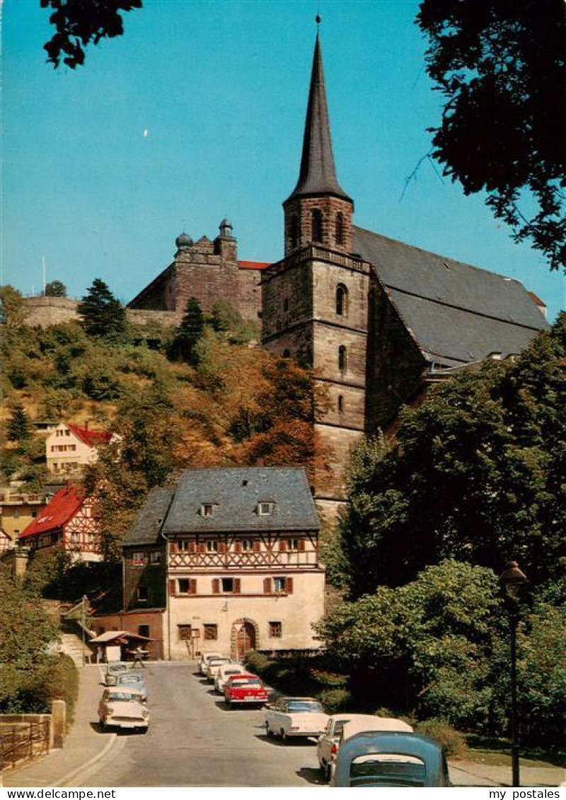 73940583 Kulmbach Blick Zur Petrikirche Mit Plassenburg - Kulmbach