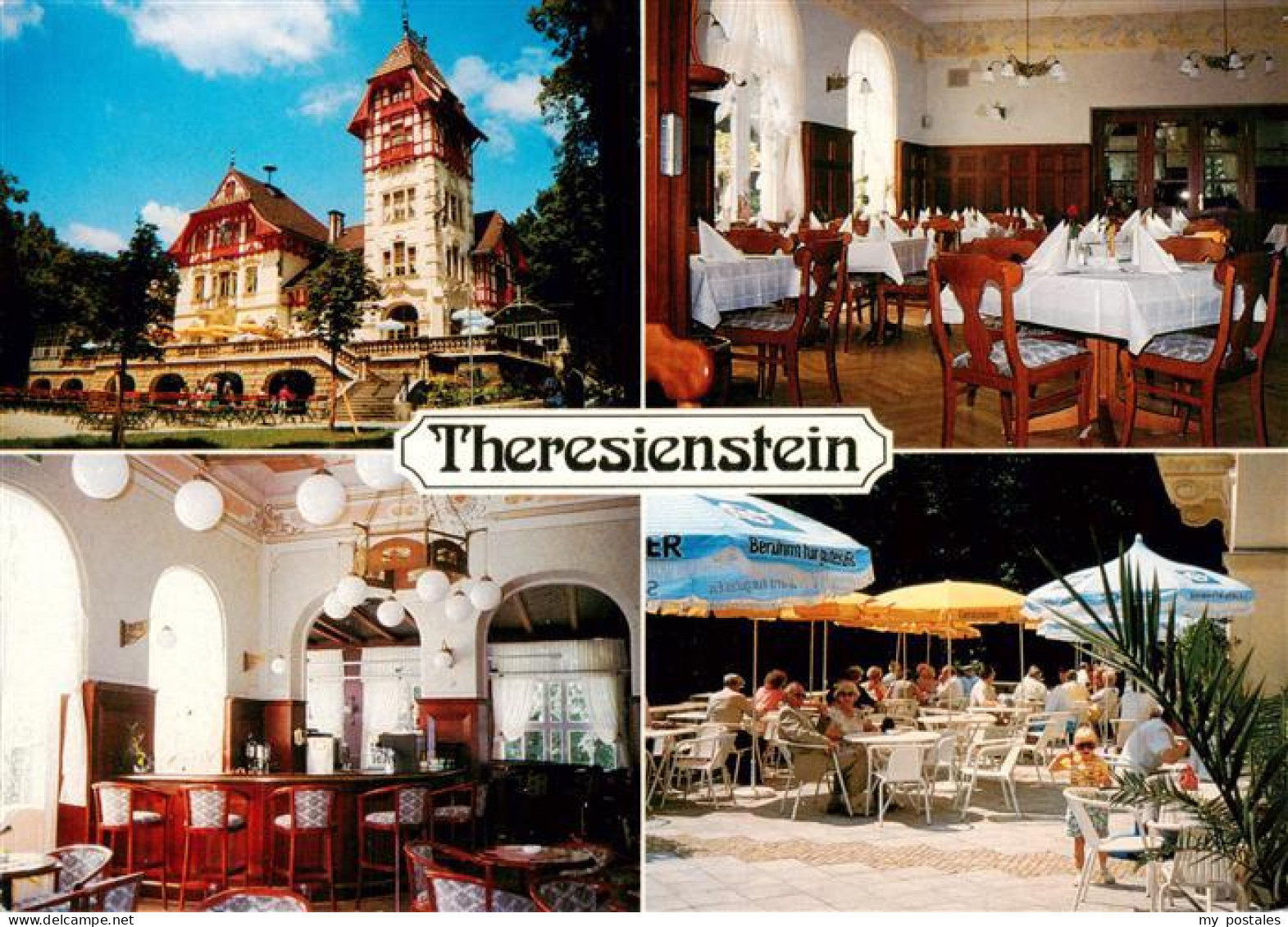 73940569 Hof__Saale Buergerpark Theresienstein Restaurant Terrasse - Hof