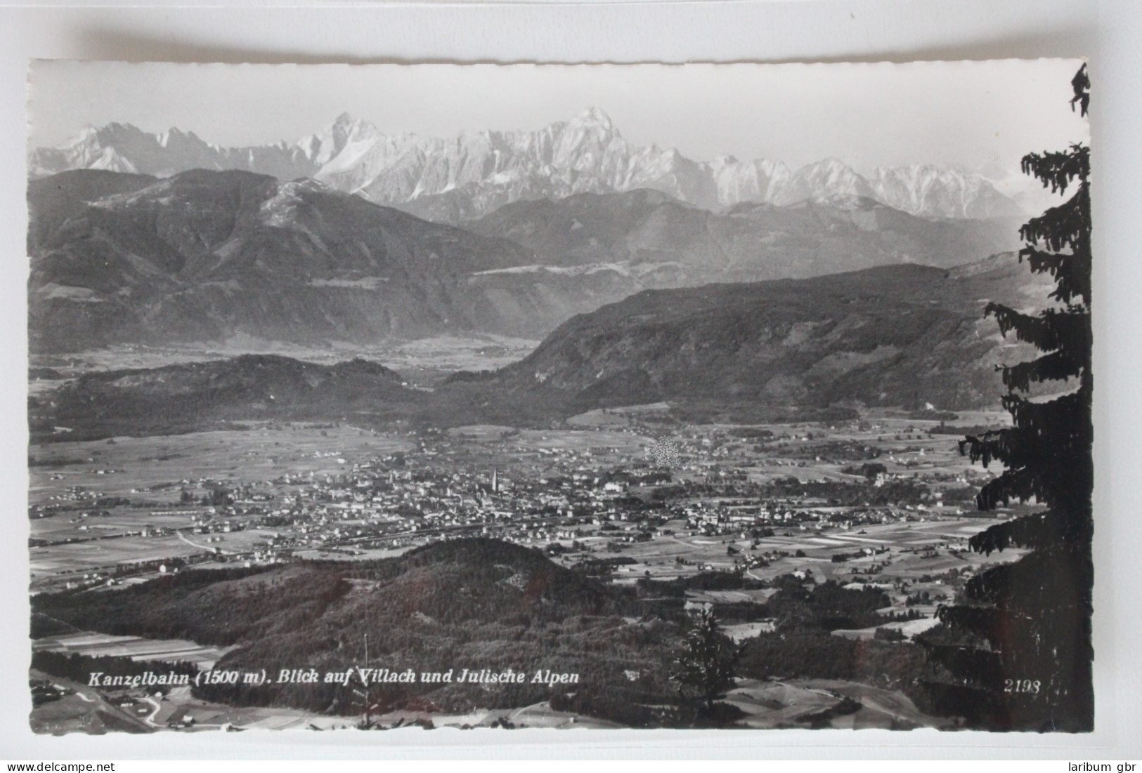 AK Kanzelbahn (1500 M) Blick Auf Villach Und Julische Alpen Ungebraucht #PK004 - Andere & Zonder Classificatie