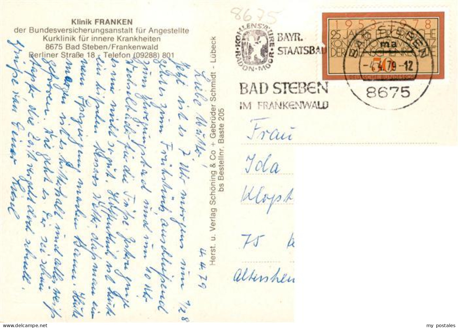 73940558 Bad_Steben Klinik Franken Der BVA Kurklinik - Bad Steben