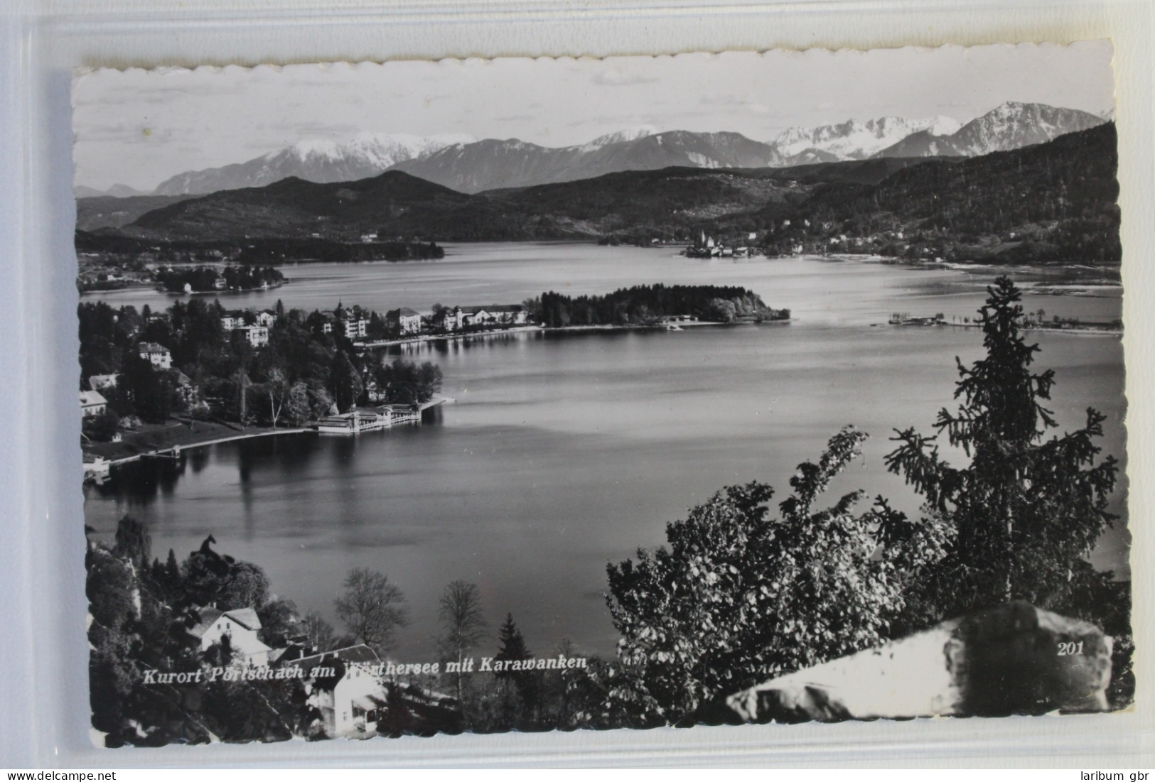 AK Pörtschach Am Wörthersee Mit Karawanken 1957 Gebraucht #PK146 - Andere & Zonder Classificatie