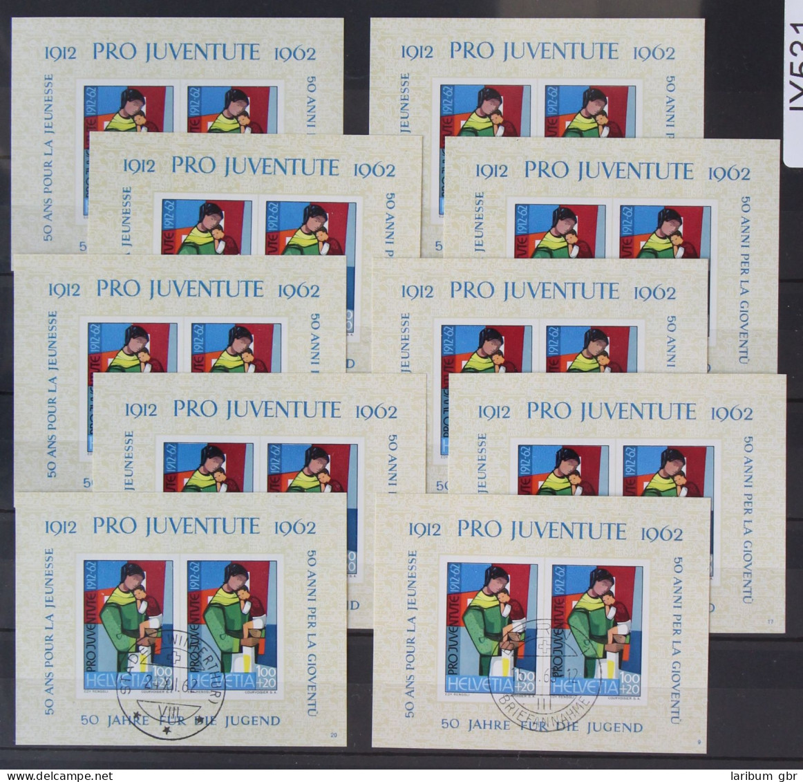 Schweiz Lot Block 17-19 Gestempelt/ Postfrisch Mit Ca. 400,- Kat. #IY531 - Blocks & Sheetlets & Panes