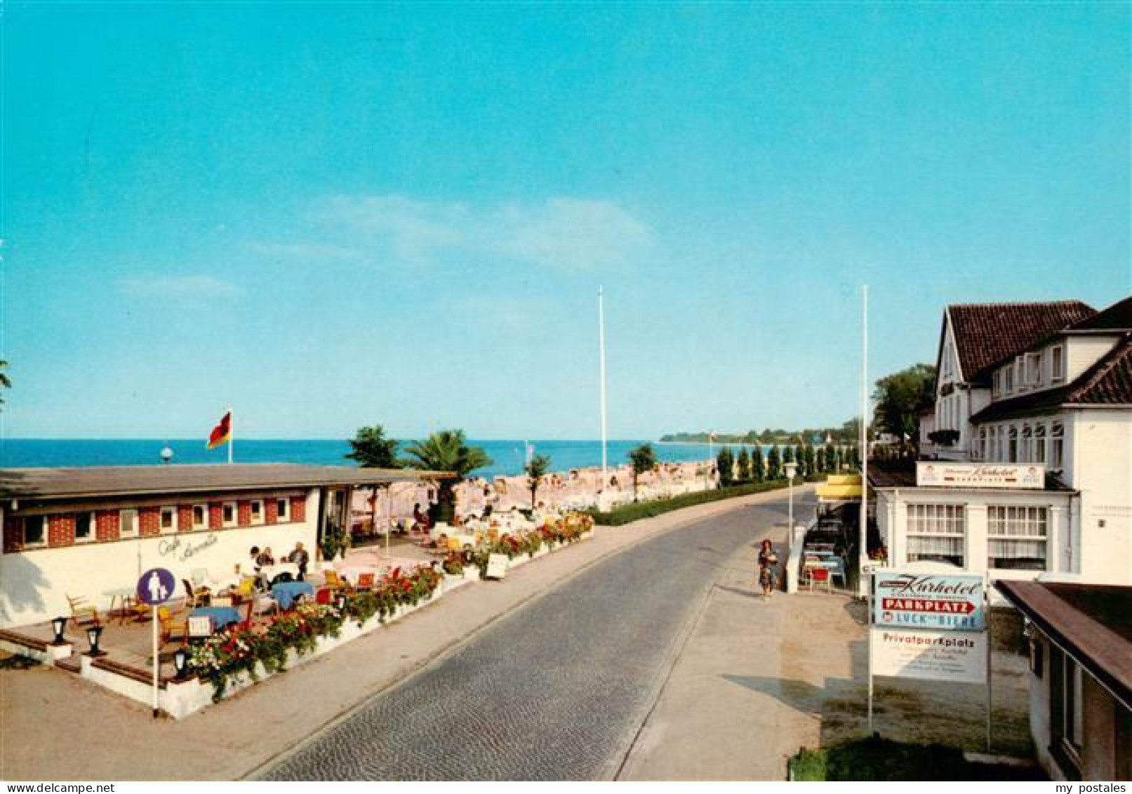 73940520 Niendorf__Ostseebad_Timmendorferstrand Strand Café Kurhotel - Timmendorfer Strand