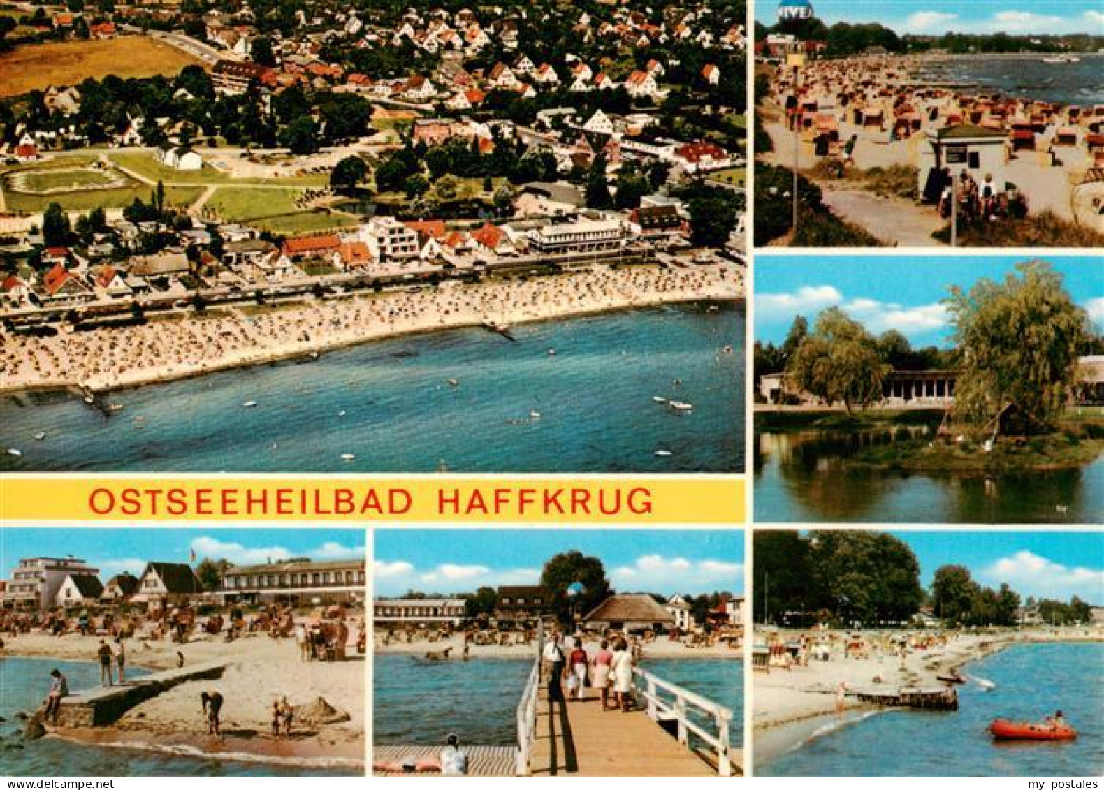 73940513 Haffkrug_Scharbeutz_Ostseebad Luftaufnahme Strand Seebruecke - Scharbeutz