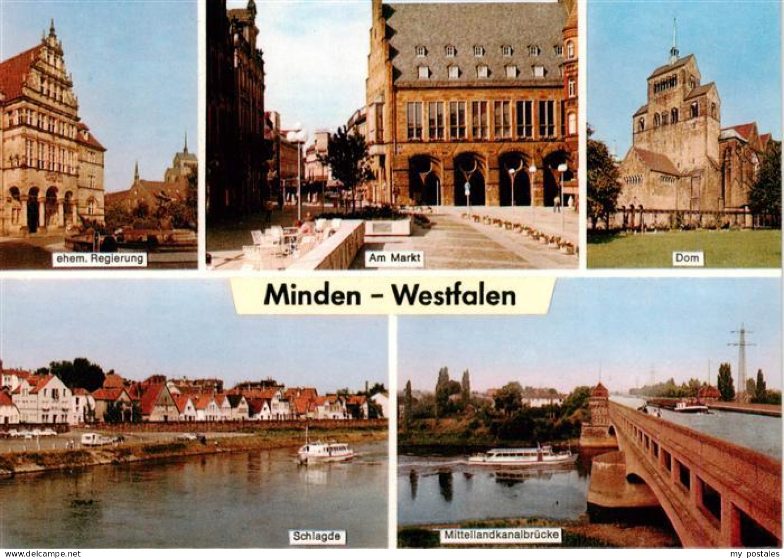 73933801 Minden__Westfalen_Weser Ehem Regierung Am Markt Dom Schlagde Mittelland - Minden