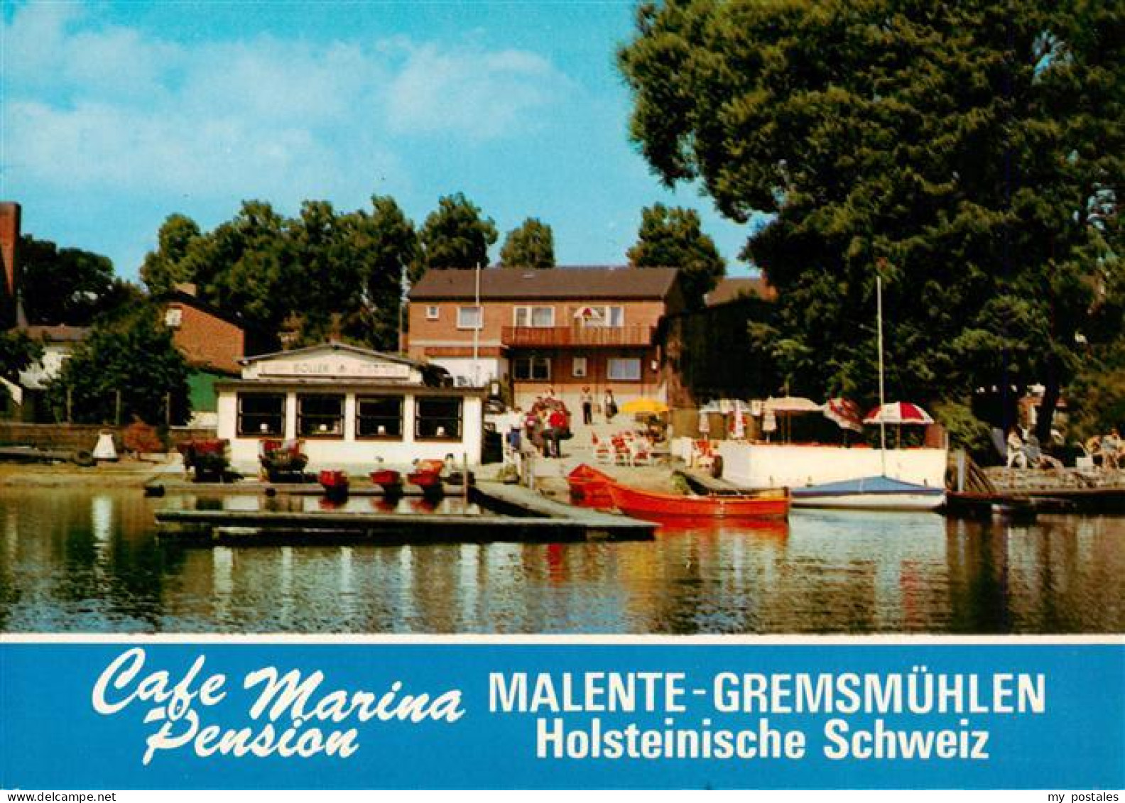 73933740 Malente-Gremsmuehlen Café Pension Marina Naturpark Holsteinische Schwei - Malente-Gremsmuehlen