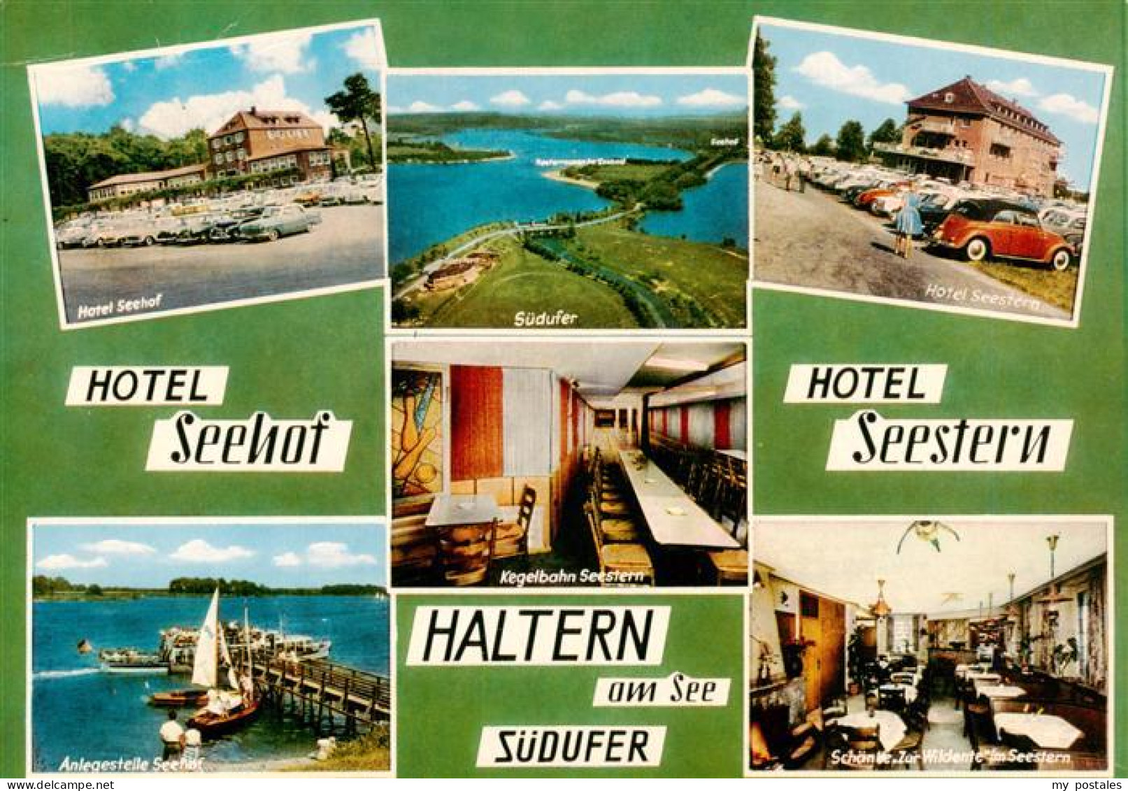 73933701 Haltern_See Hotel Seehof Suedufer Hotel Seestern Anlegestelle Kegelbahn - Haltern