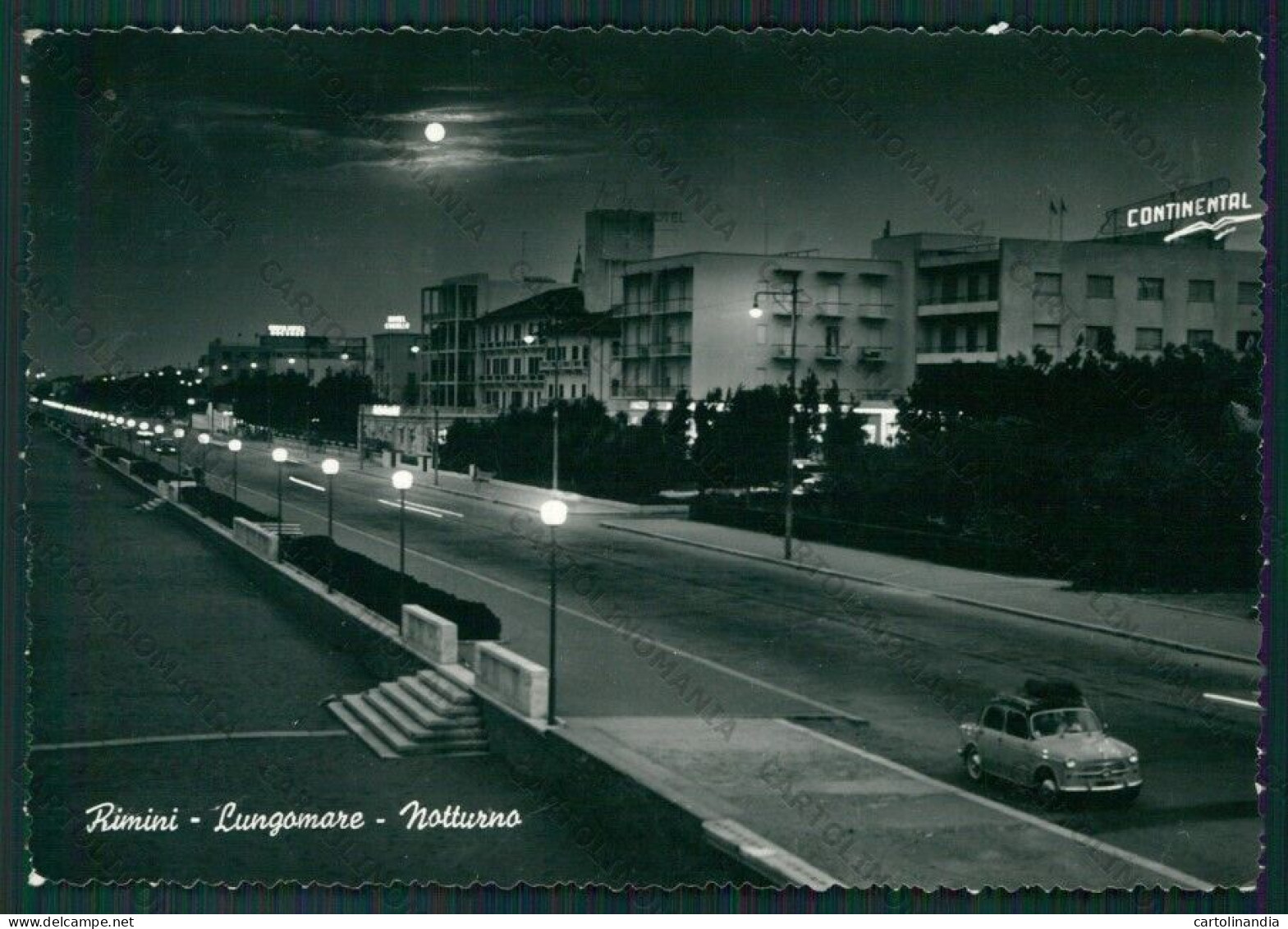 Rimini Città Auto Foto FG Cartolina KB0626 - Rimini