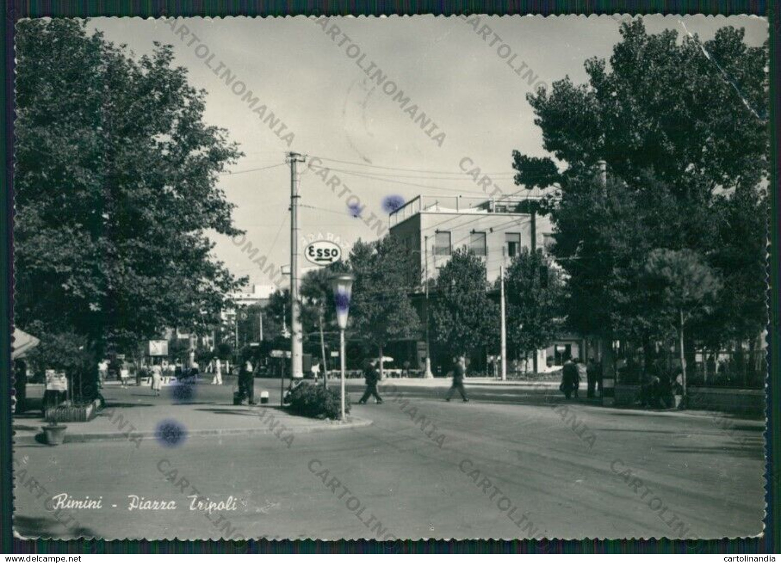 Rimini Città PIEGHE Foto FG Cartolina KB0637 - Rimini