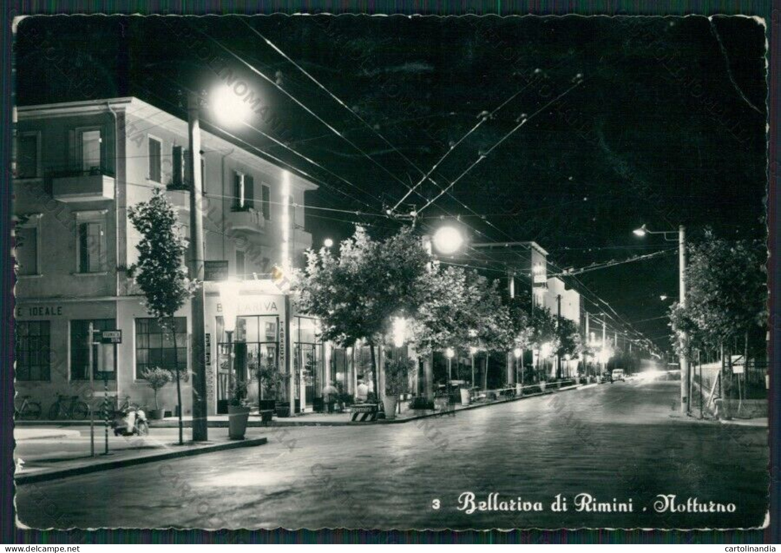 Rimini Bellaria PIEGHE Foto FG Cartolina KB0682 - Rimini