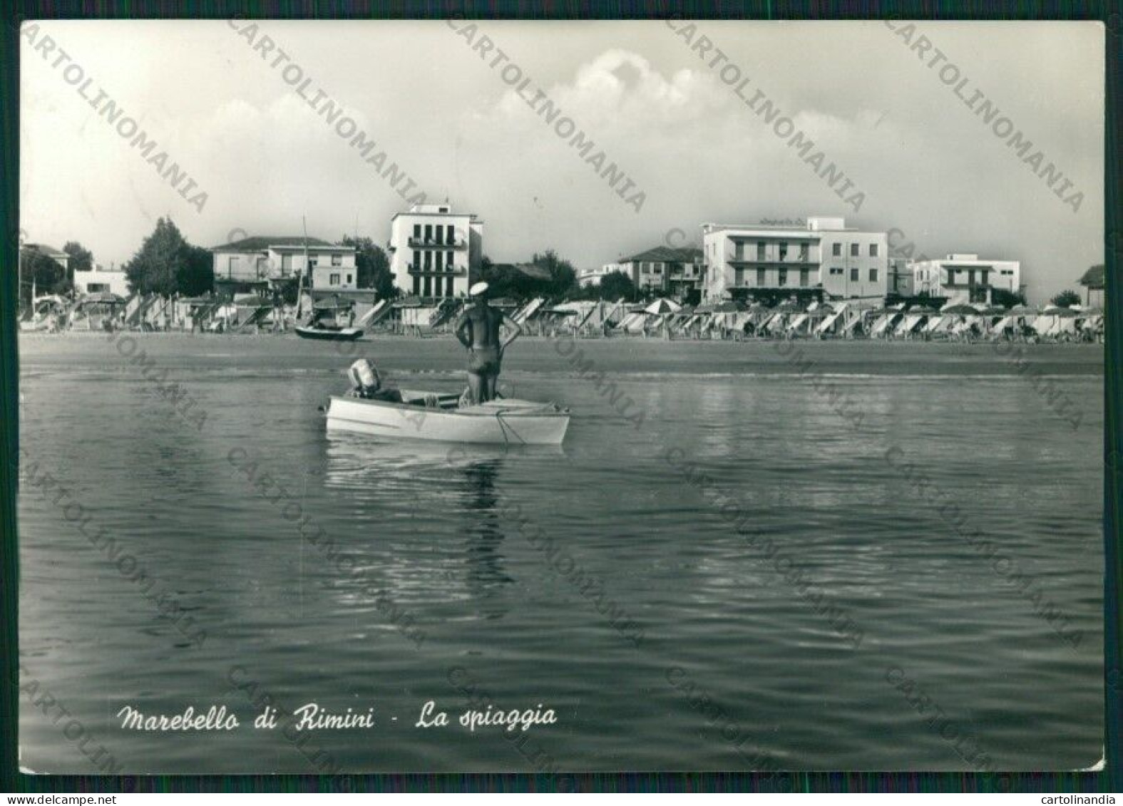 Rimini Marebello Di Foto FG Cartolina KB0686 - Rimini