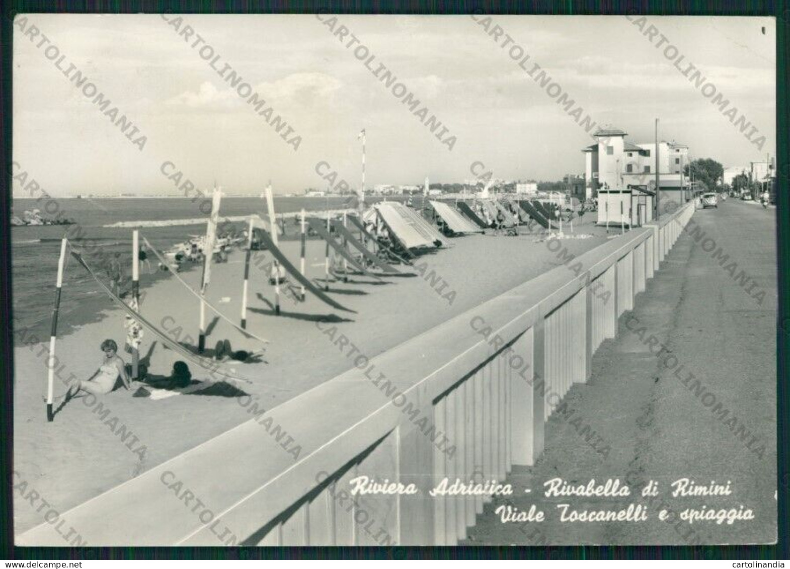 Rimini Rivabella Di PIEGHINE Foto FG Cartolina KB0687 - Rimini