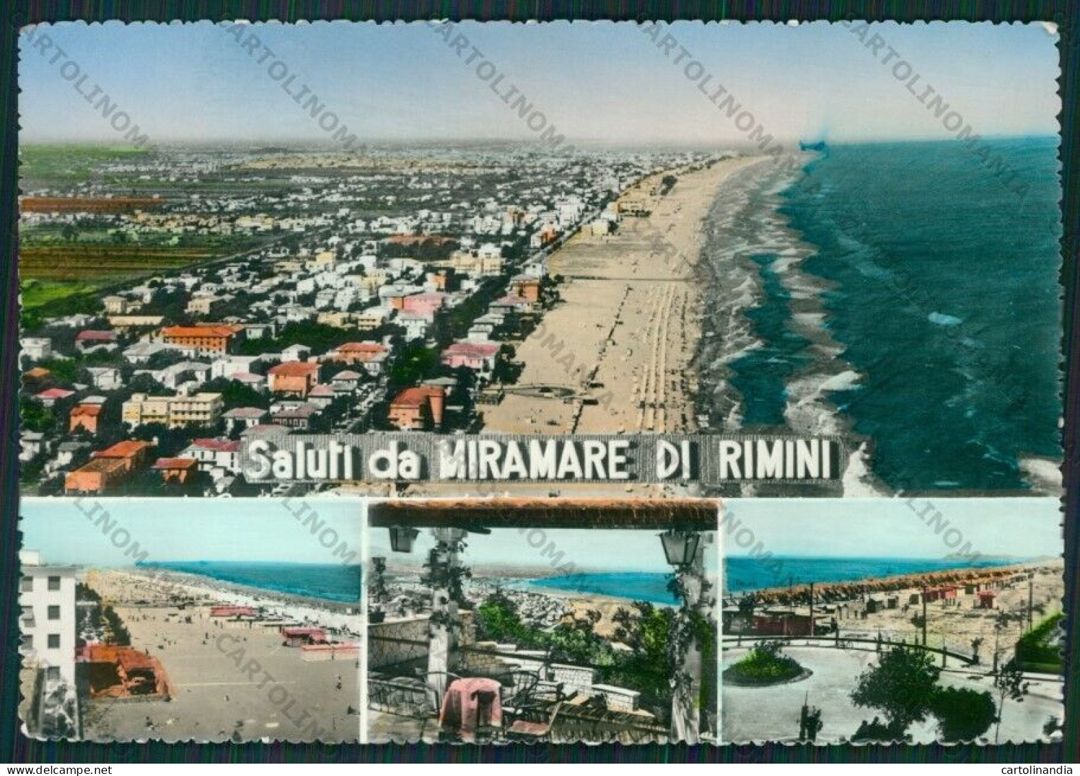 Rimini Miramare Di Saluti Da Foto FG Cartolina KB0701 - Rimini