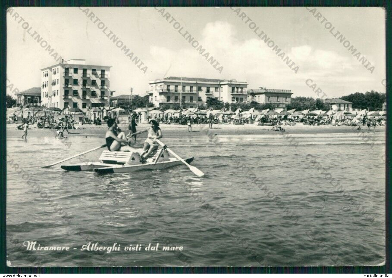 Rimini Miramare Di PIEGHINE Foto FG Cartolina KB0712 - Rimini