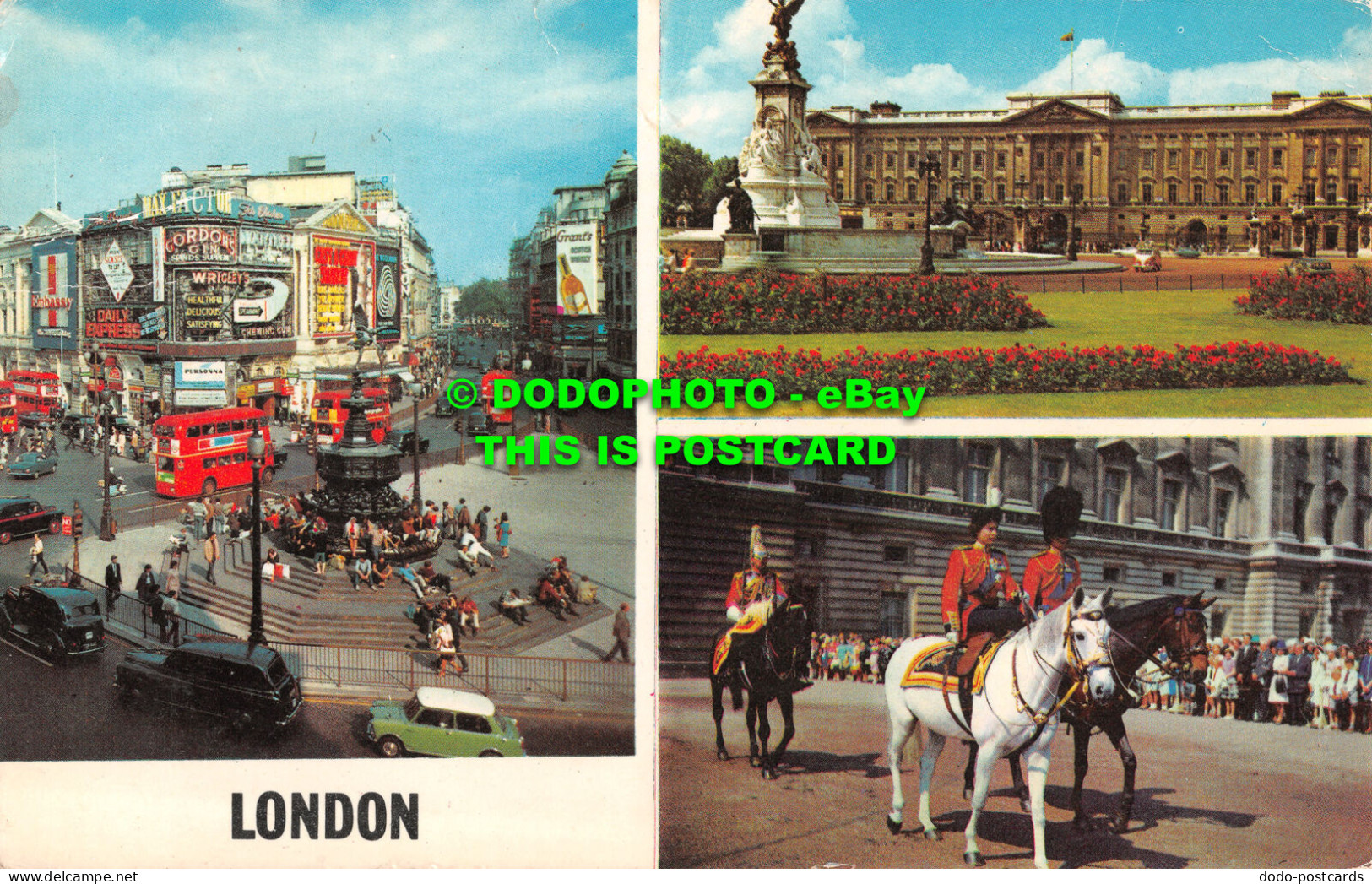 R482534 London. Piccadilly Circus. Buckingham Palace. Multi View. 1969 - Altri & Non Classificati