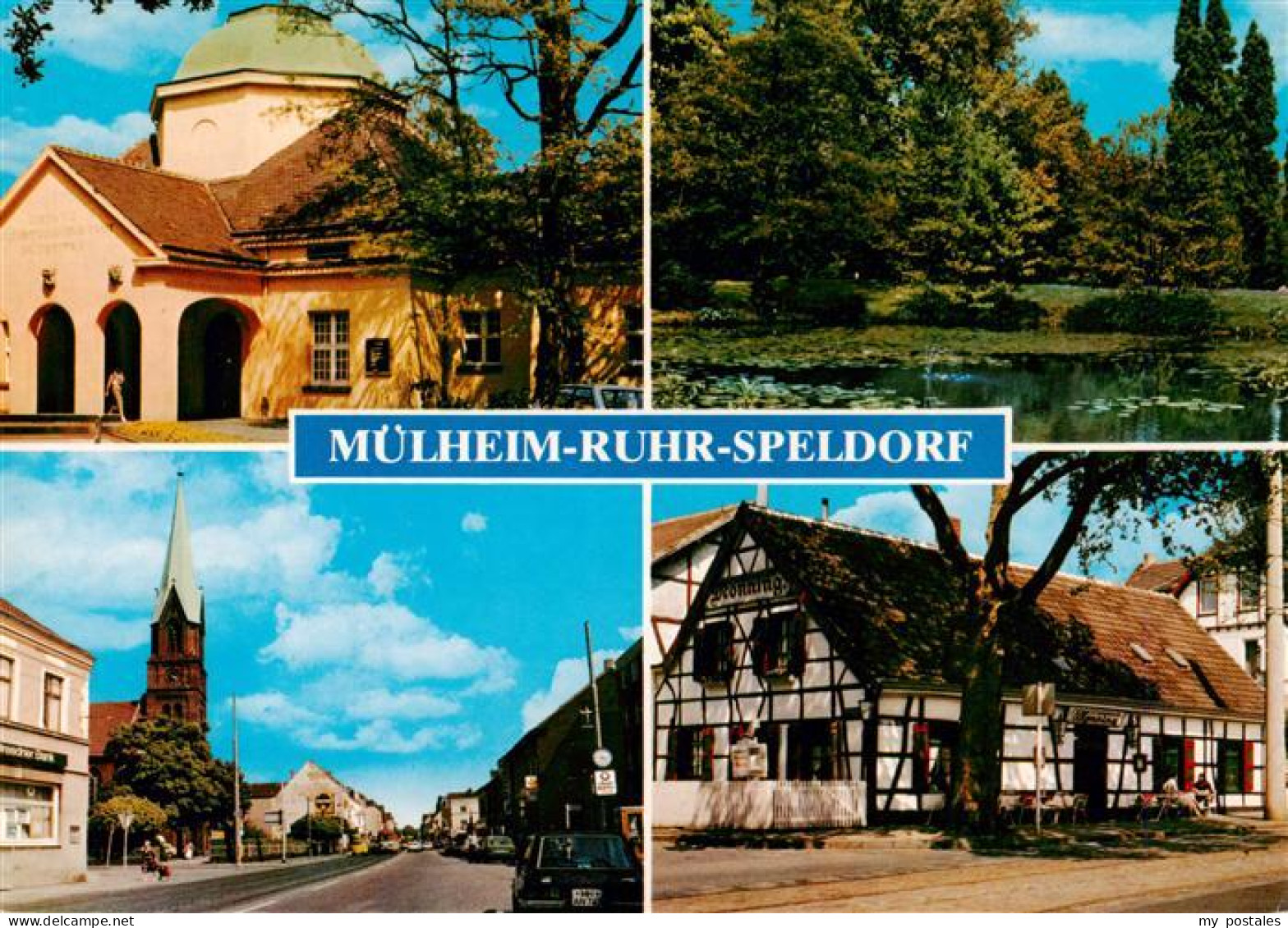 73933464 Speldorf_Muelheim_Ruhr Solbad Raffelberg Kirche Park Stammhaus Monning - Muelheim A. D. Ruhr