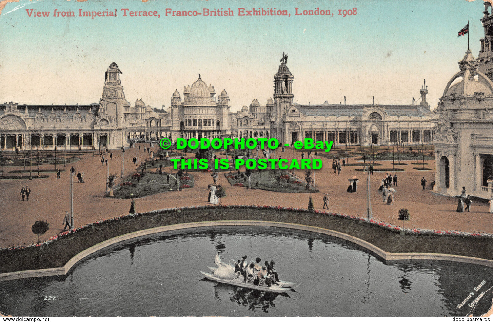 R483053 London. Franco British Exhibition. View From Imperial Terrace. Valentine - Sonstige & Ohne Zuordnung