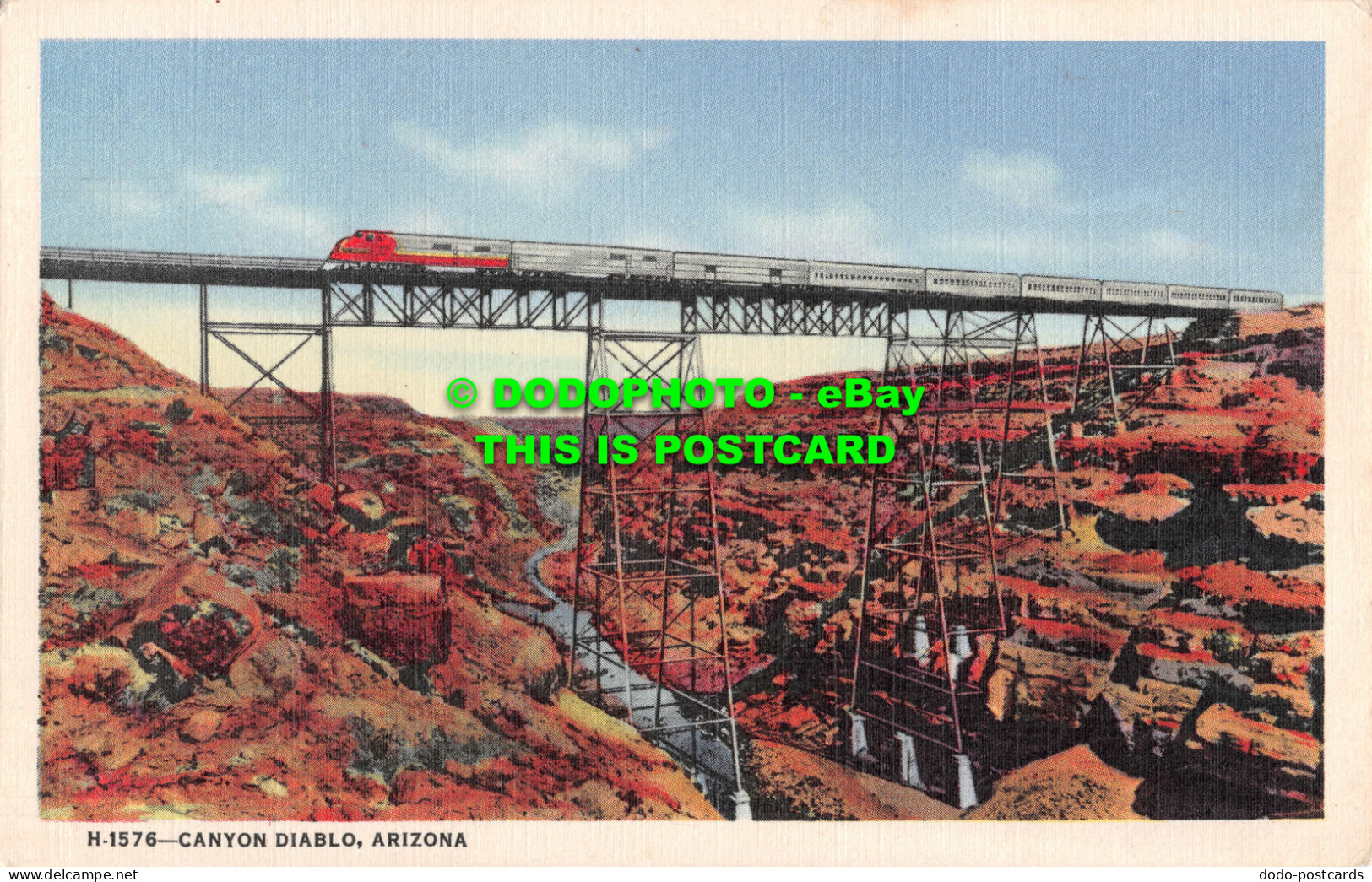 R482893 Arizona. Canyon Diablo. Fred Harvey - World