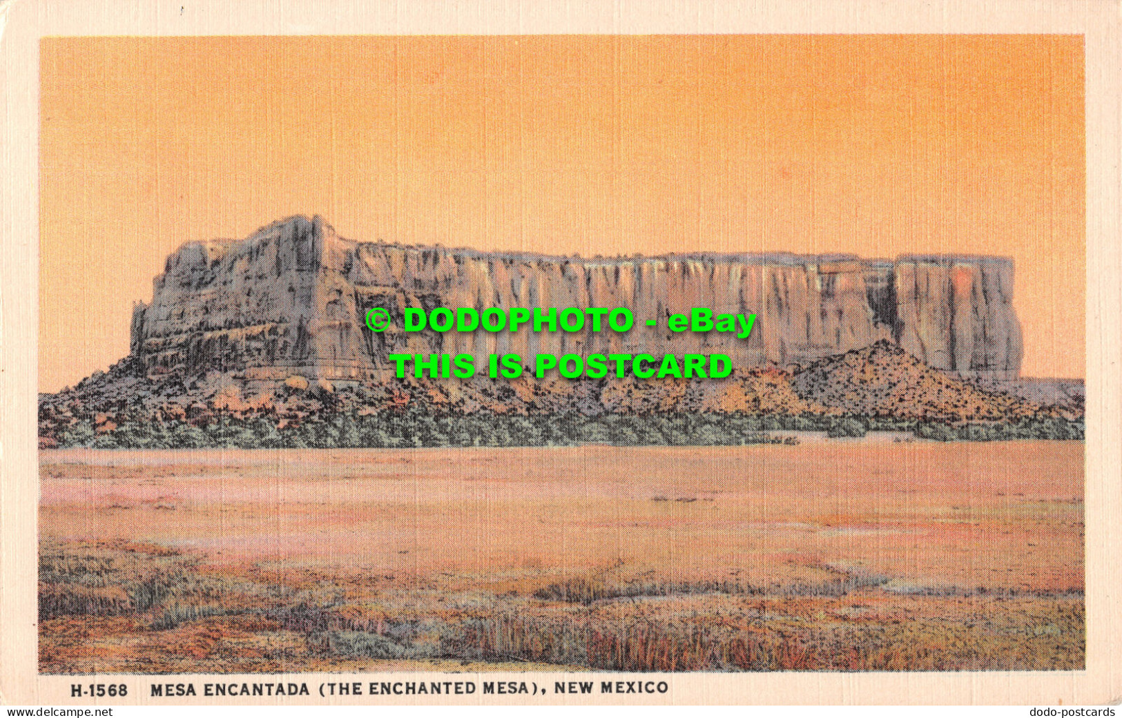 R482894 New Mexico. Mesa Encantada. The Enhanted Mesa. Fred Harvey - World