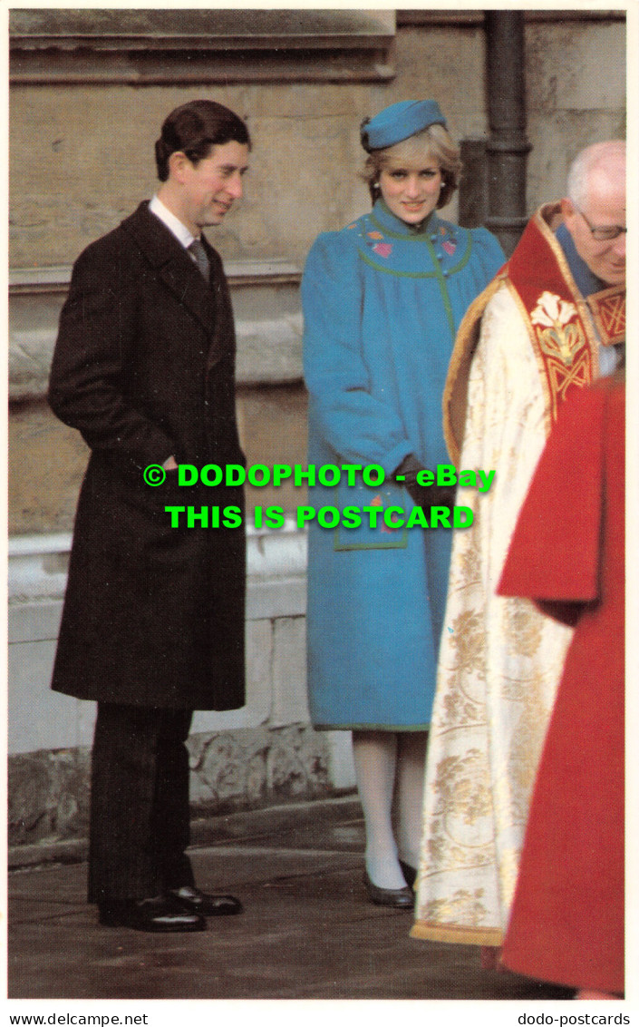 R483670 No. 28. Christmas Day. 1981. Charles And Diana Go To Church. Prescott Pi - World