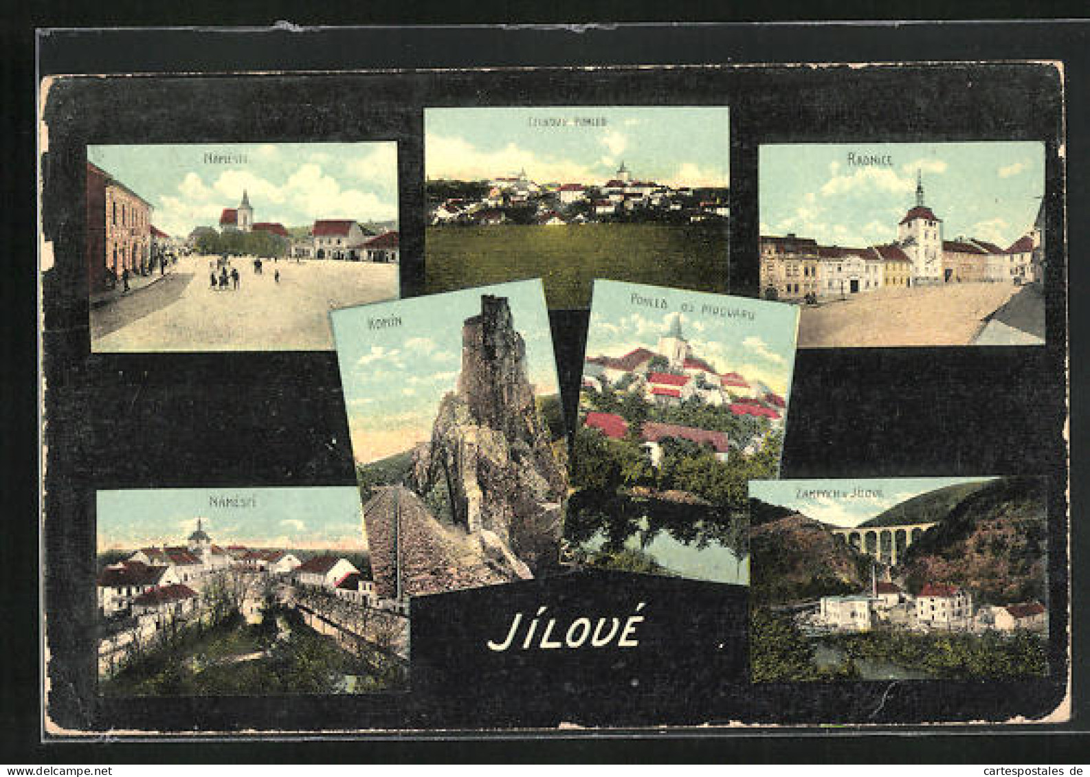 AK Jilové, Namesti, Radnice, Komin  - Czech Republic