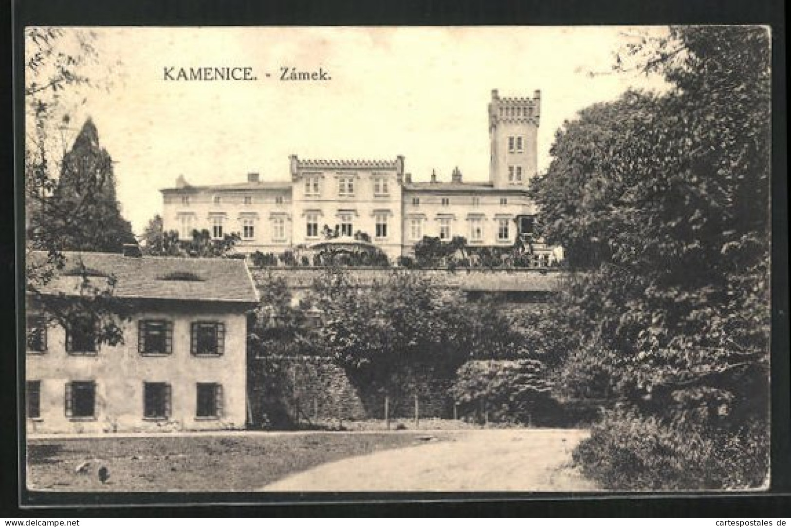 AK Kamenice, Zámek, Schloss  - Tchéquie