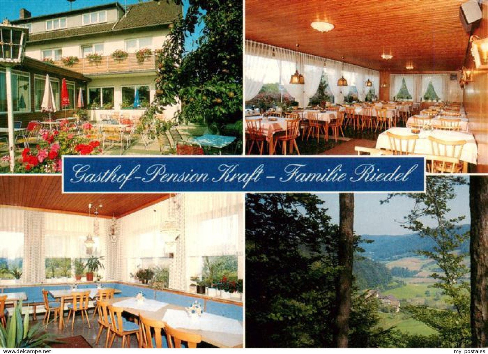 73933088 Hoefles_Graefenberg Gasthof Pension Kraft Gastraeume Panorama - Autres & Non Classés