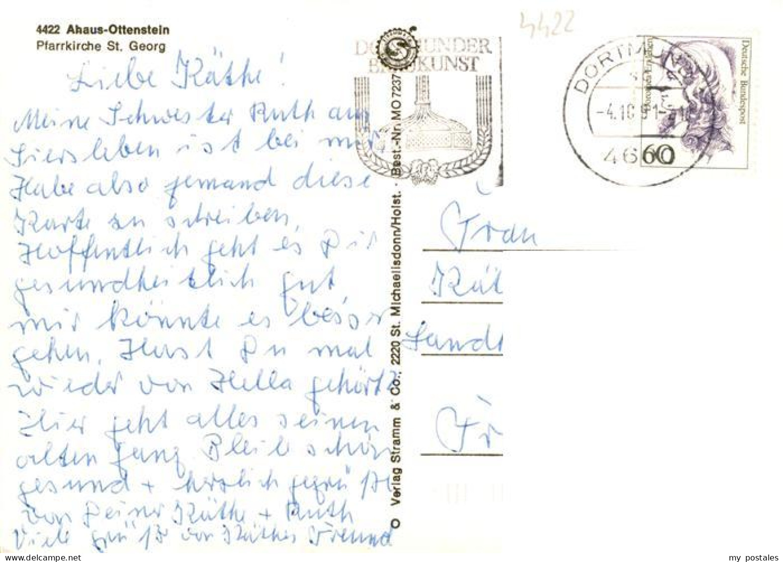 73933063 Ottenstein_Ahaus_NRW Pfarrkirche St Georg Inneres Gasthaus - Ahaus