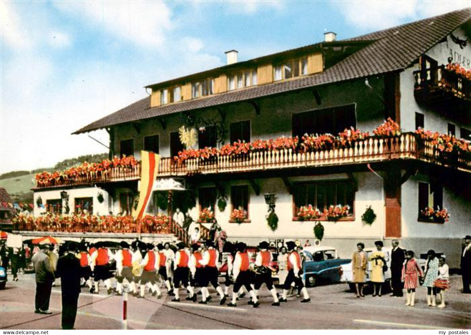 73932944 Glottertal_Schwarzwald Gasthaus Adler Trachtenverein - Glottertal