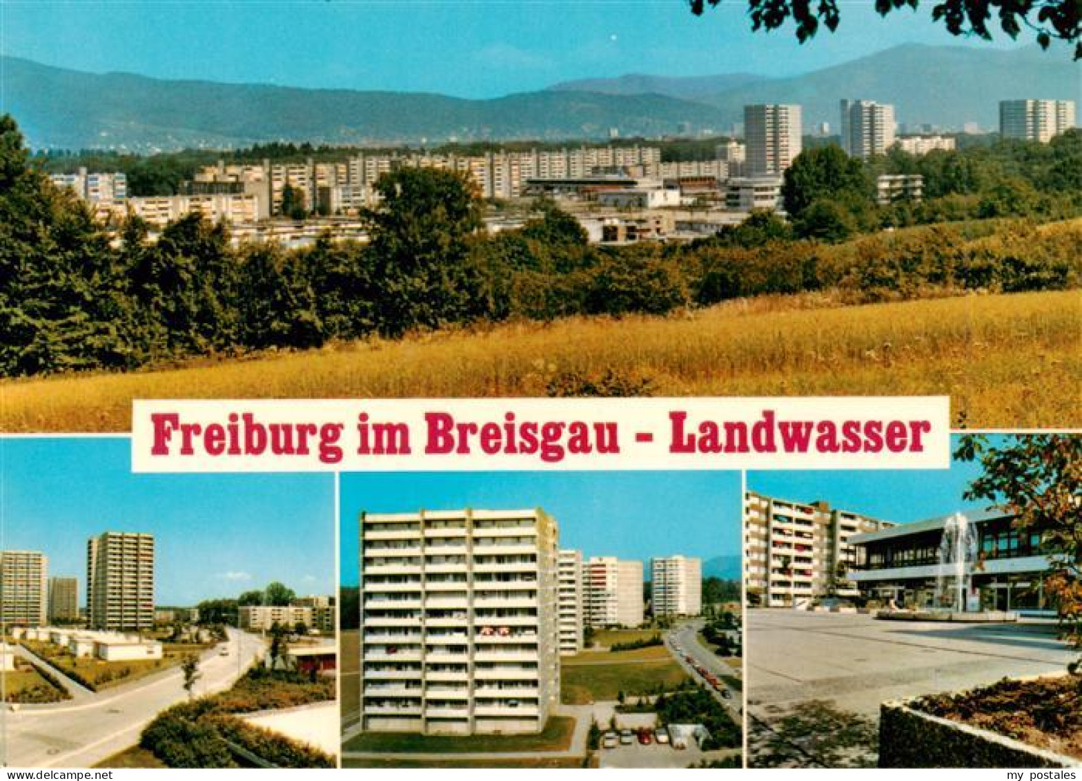 73932730 Landwasser_Freiburg_Breisgau Satellitenstadt Teilansichten - Freiburg I. Br.