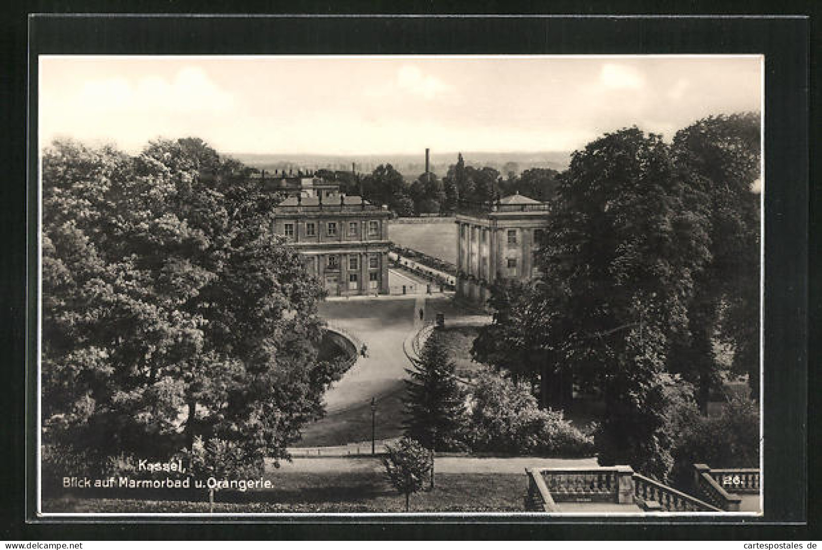 AK Kassel, Blick Auf Marmorbad Und Orangerie  - Kassel