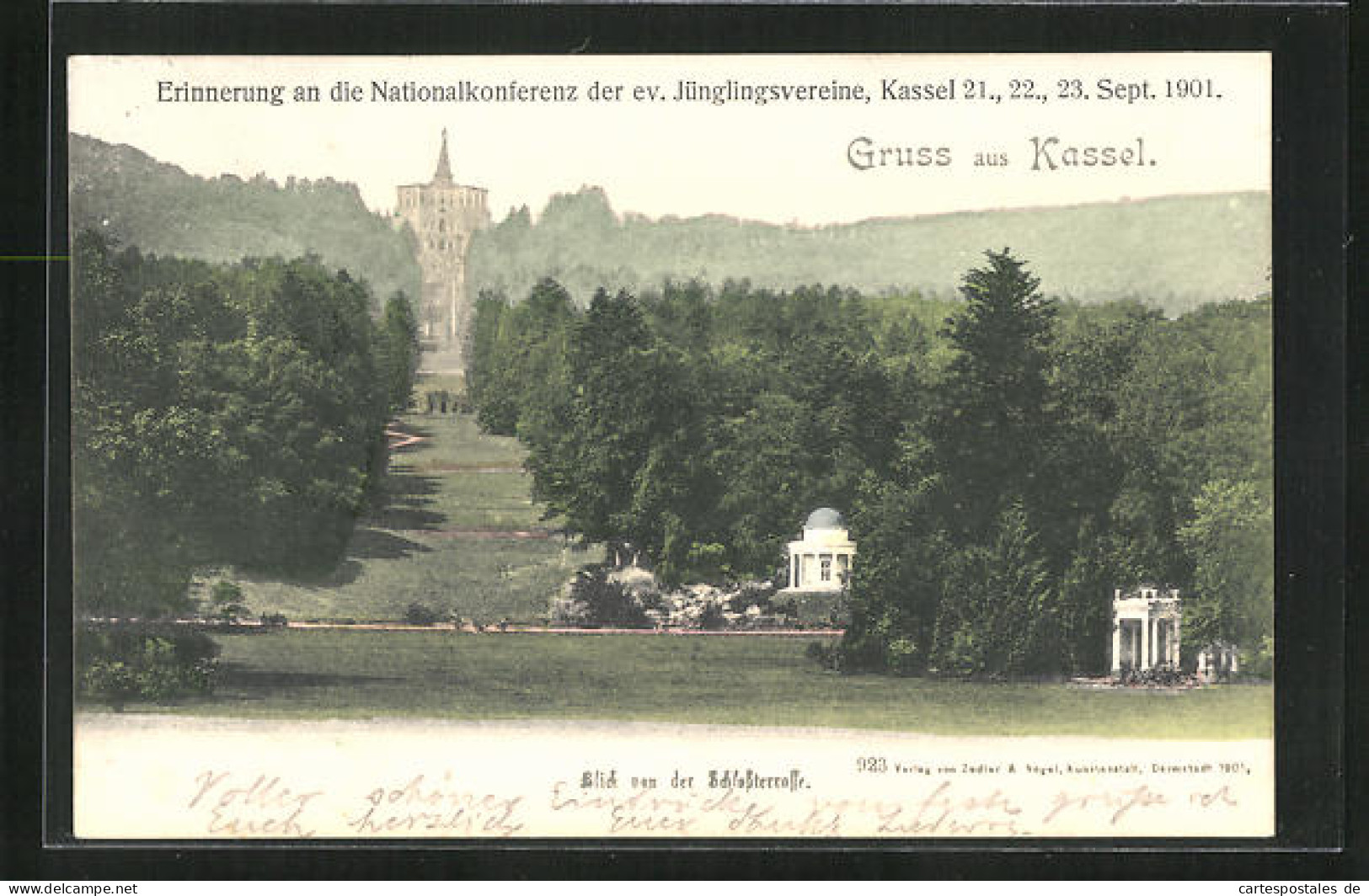 AK Kassel, Blick Von Der Schlossterrasse  - Kassel