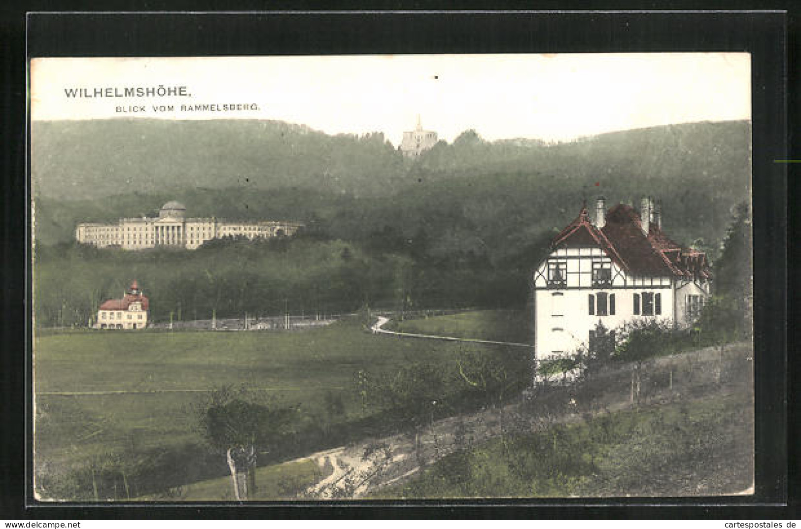 AK Kassel-Wilhelmshöhe, Blick Vom Rammelsberg  - Kassel