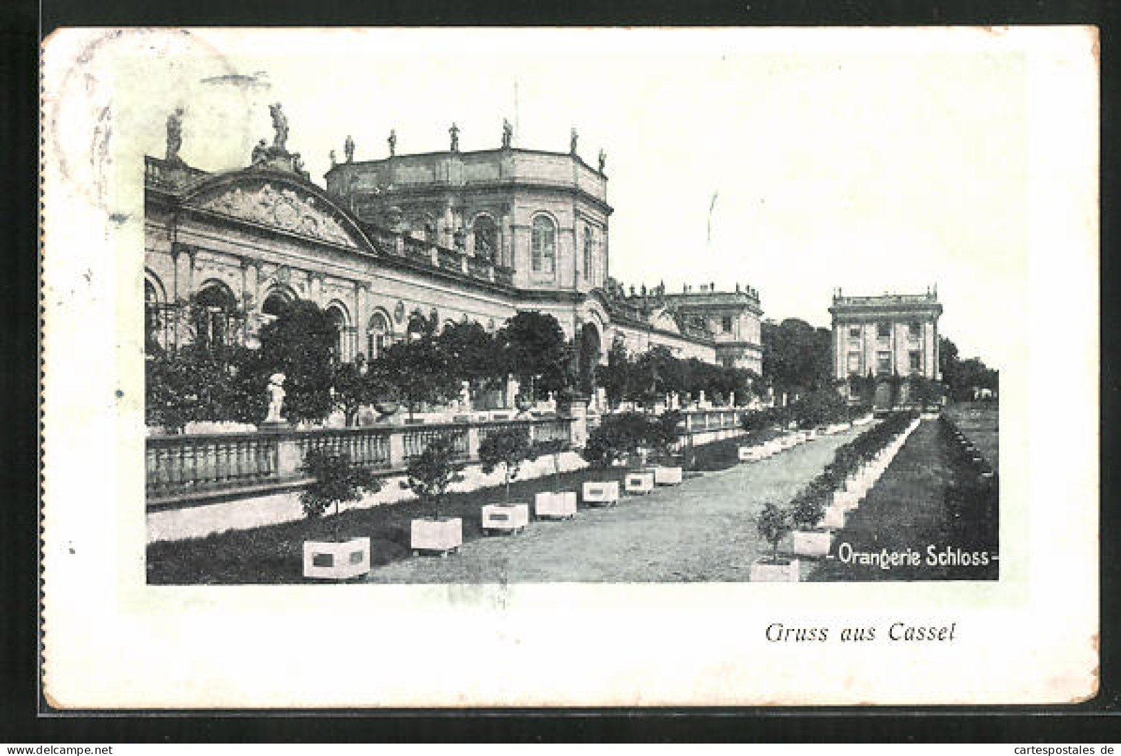 AK Kassel, Orangerie Schloss, Vorderansicht  - Kassel