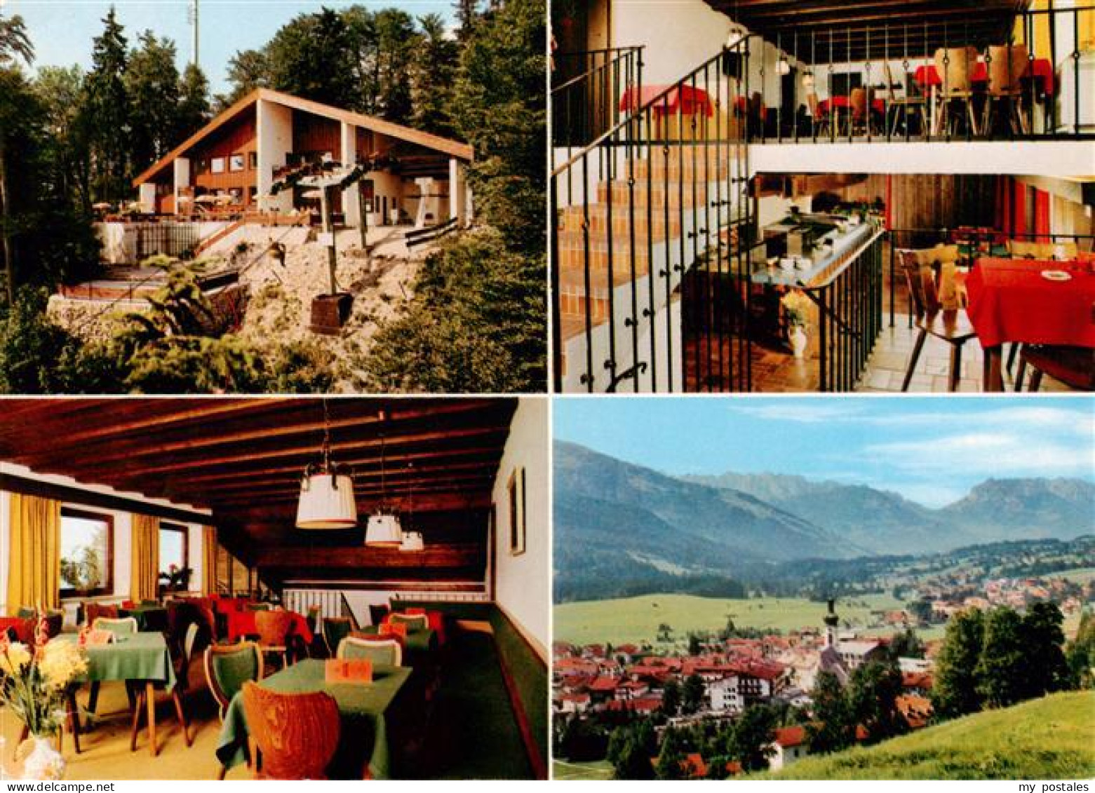 73932570 Reit_Winkl Walmberg-Berggaststaette Gastraeume Panorama Alpen - Reit Im Winkl