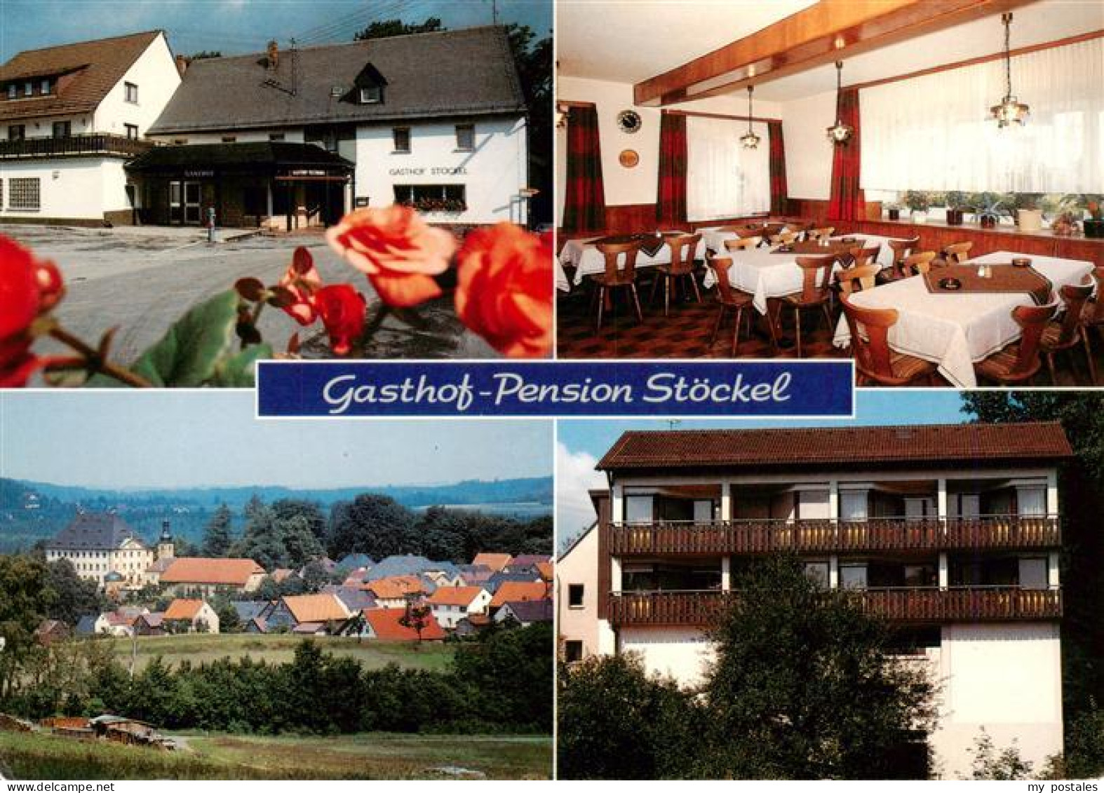 73932316 Pegnitz Gasthof Pension Stoeckel Gastraum Panorama - Pegnitz