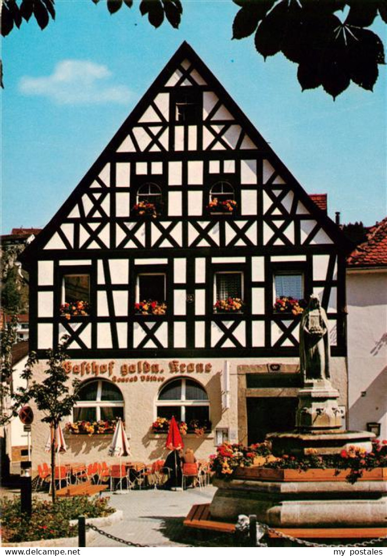 73932308 Pottenstein_Oberfranken Gasthof Goldene Krone - Pottenstein