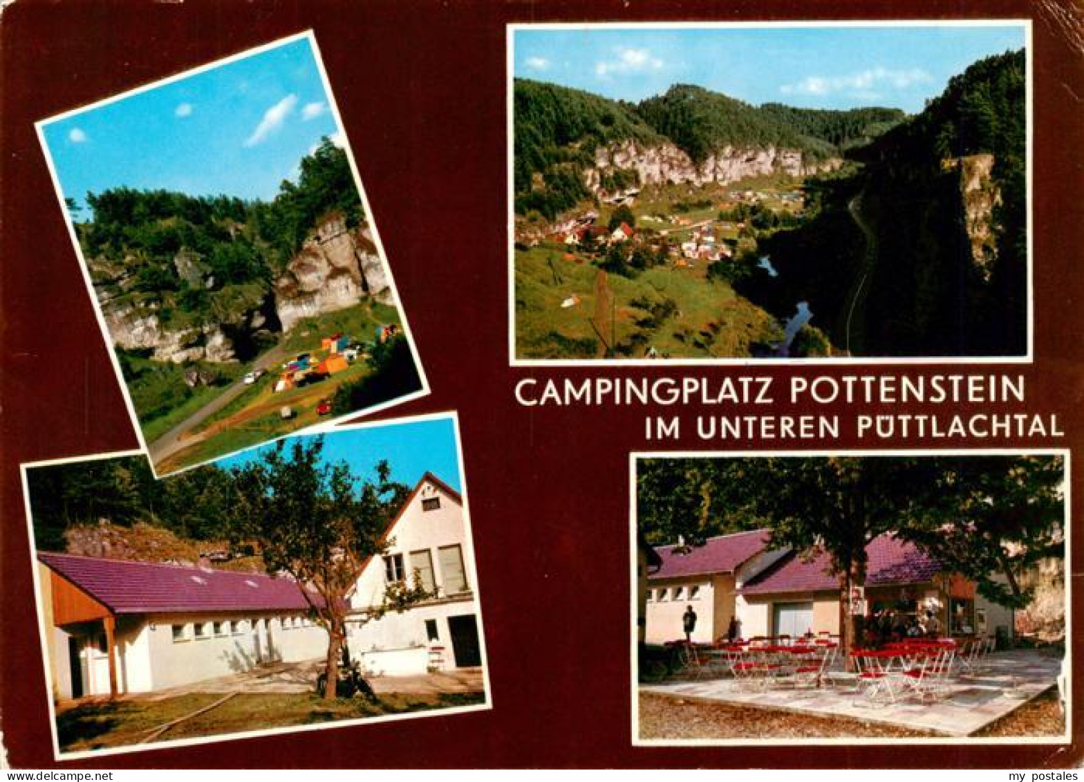 73932306 Pottenstein_Oberfranken Campingplatz Pottenstein Im Unteren Puettlachta - Pottenstein