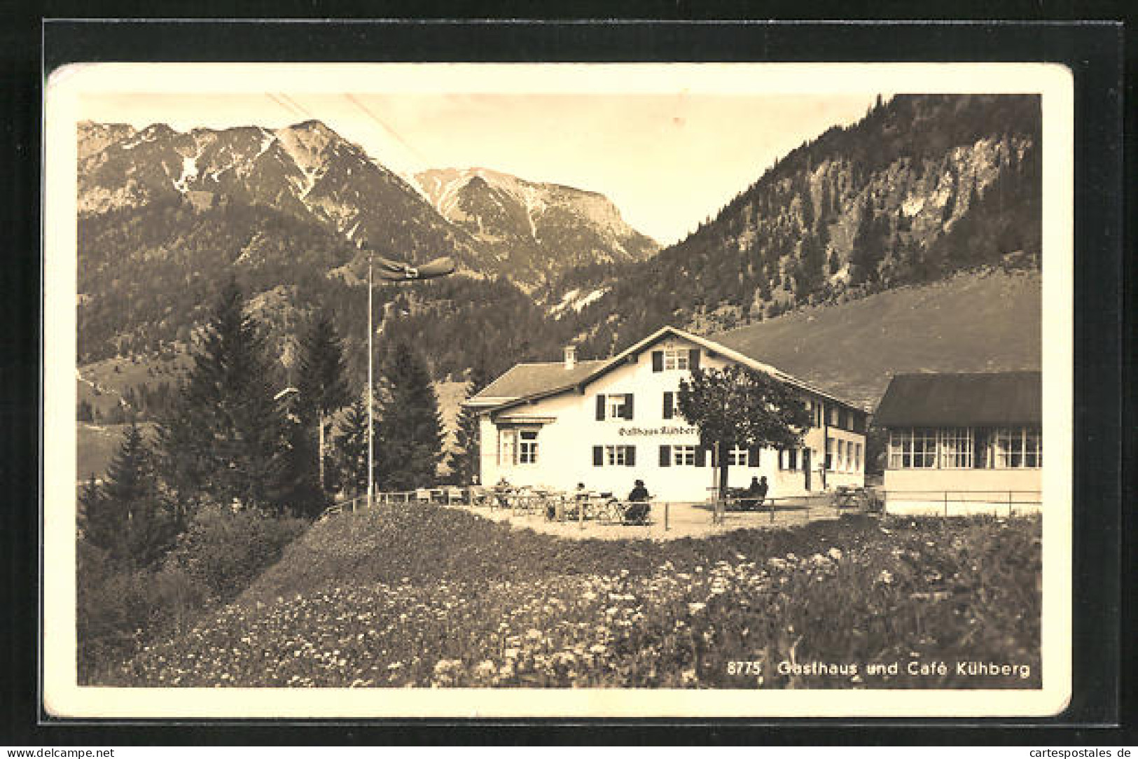 AK Oberstdorf I. Allgäu, Gasthaus Und Café Kühberg  - Oberstdorf