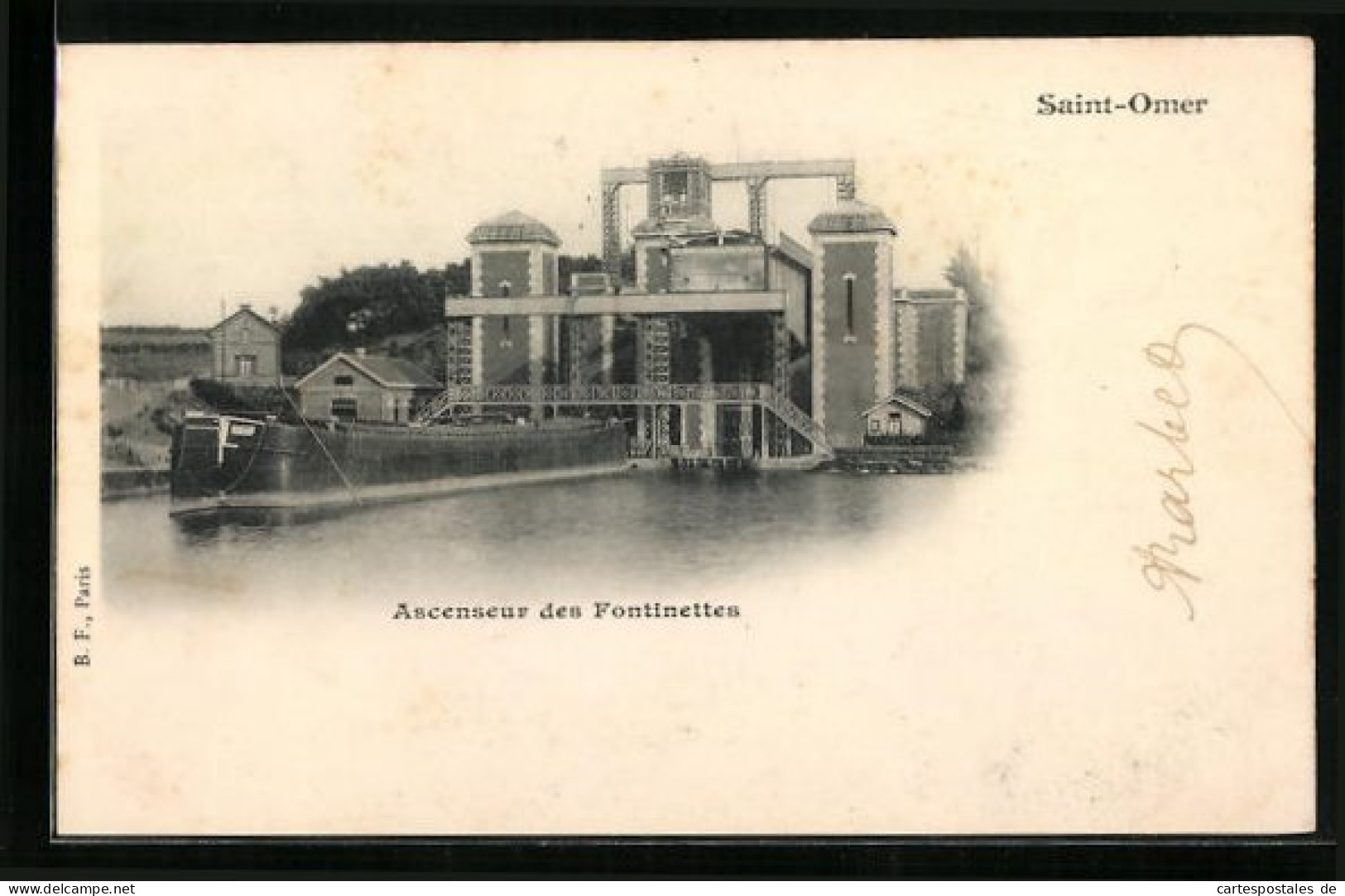 CPA Saint-Omer, Ascenseur Des Fontinettes  - Saint Omer