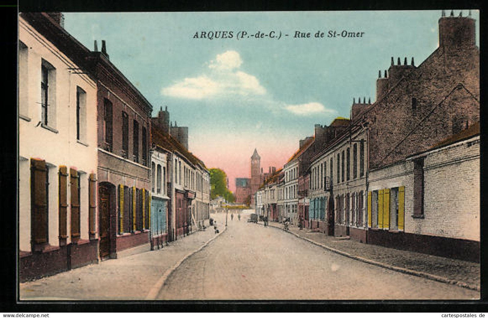 CPA Arques, Rue De St-Omer  - Saint Omer