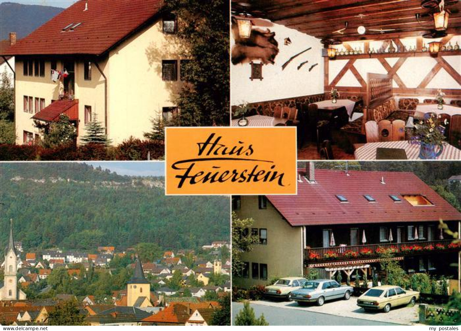 73932191 Ebermannstadt Haus Feuerstein Hotel Garni Gaststube Panorama - Autres & Non Classés