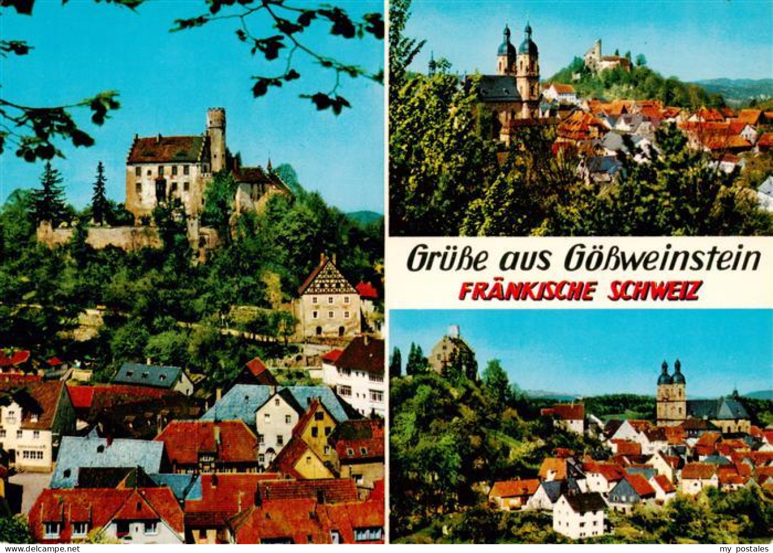 73932166 Goessweinstein Wallfahrtskirche Schloss  - Autres & Non Classés