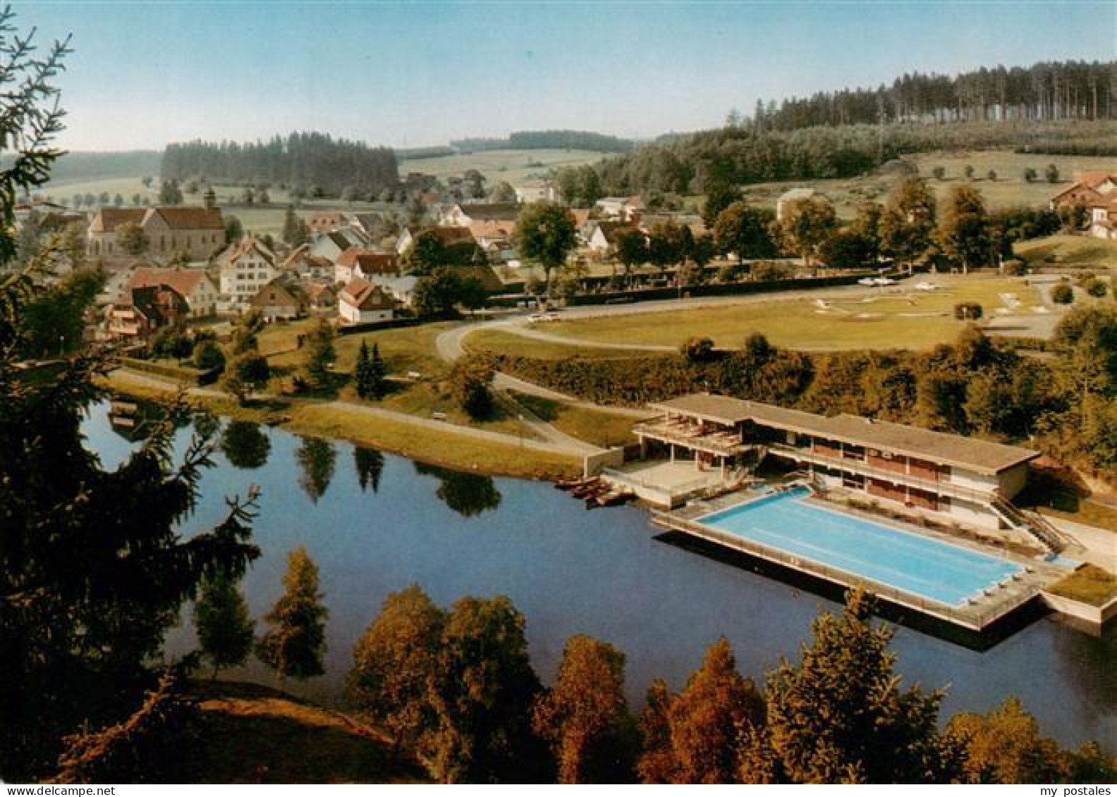 73932141 Friedenweiler Klostersee Mit Freischwimmbad Kurort Im Schwarzwald - Autres & Non Classés