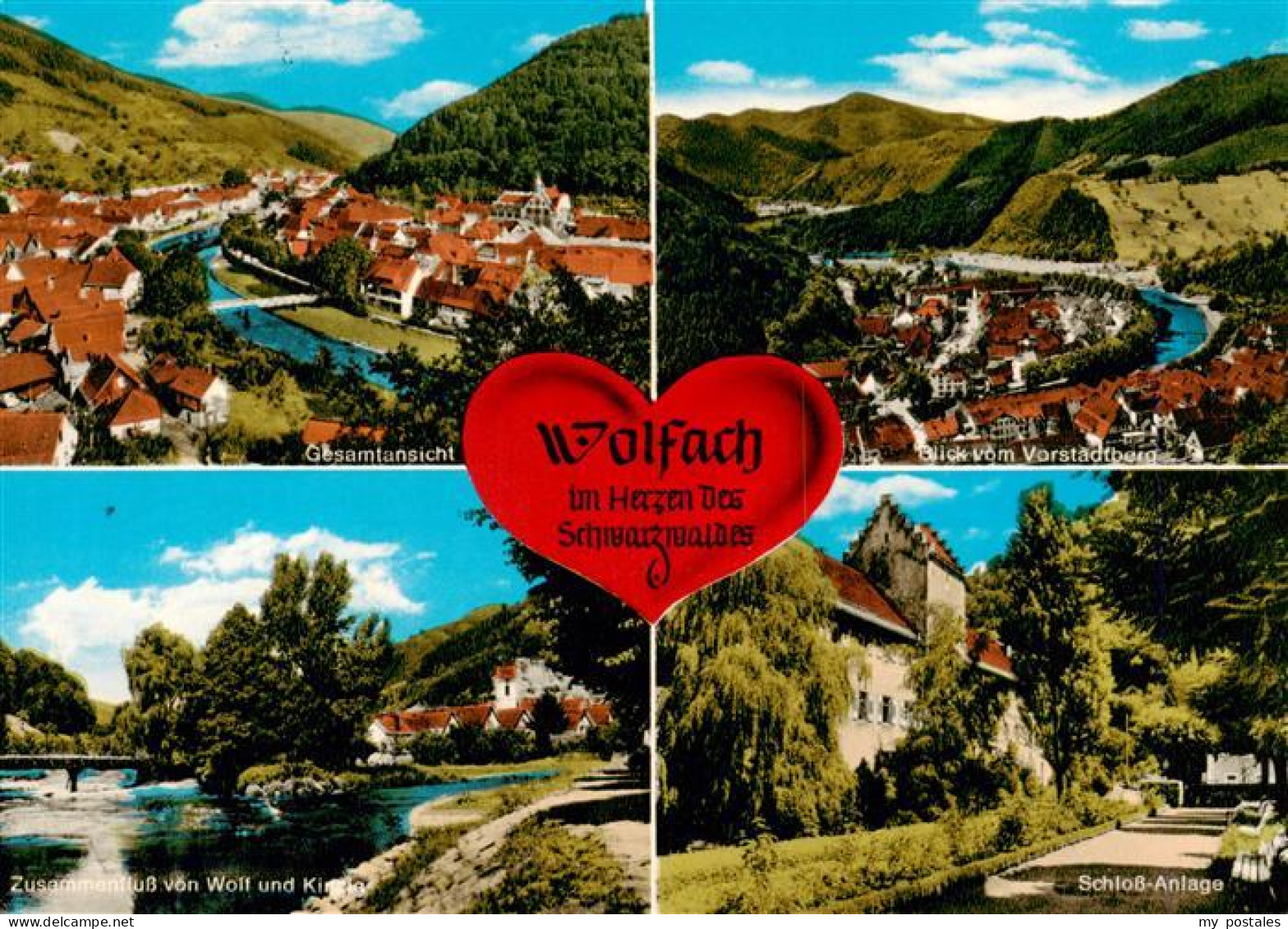 73932023 Wolfach_Schwarzwald Panorama Blick Vom Vorstadtberg Zusammenfluss Von W - Wolfach