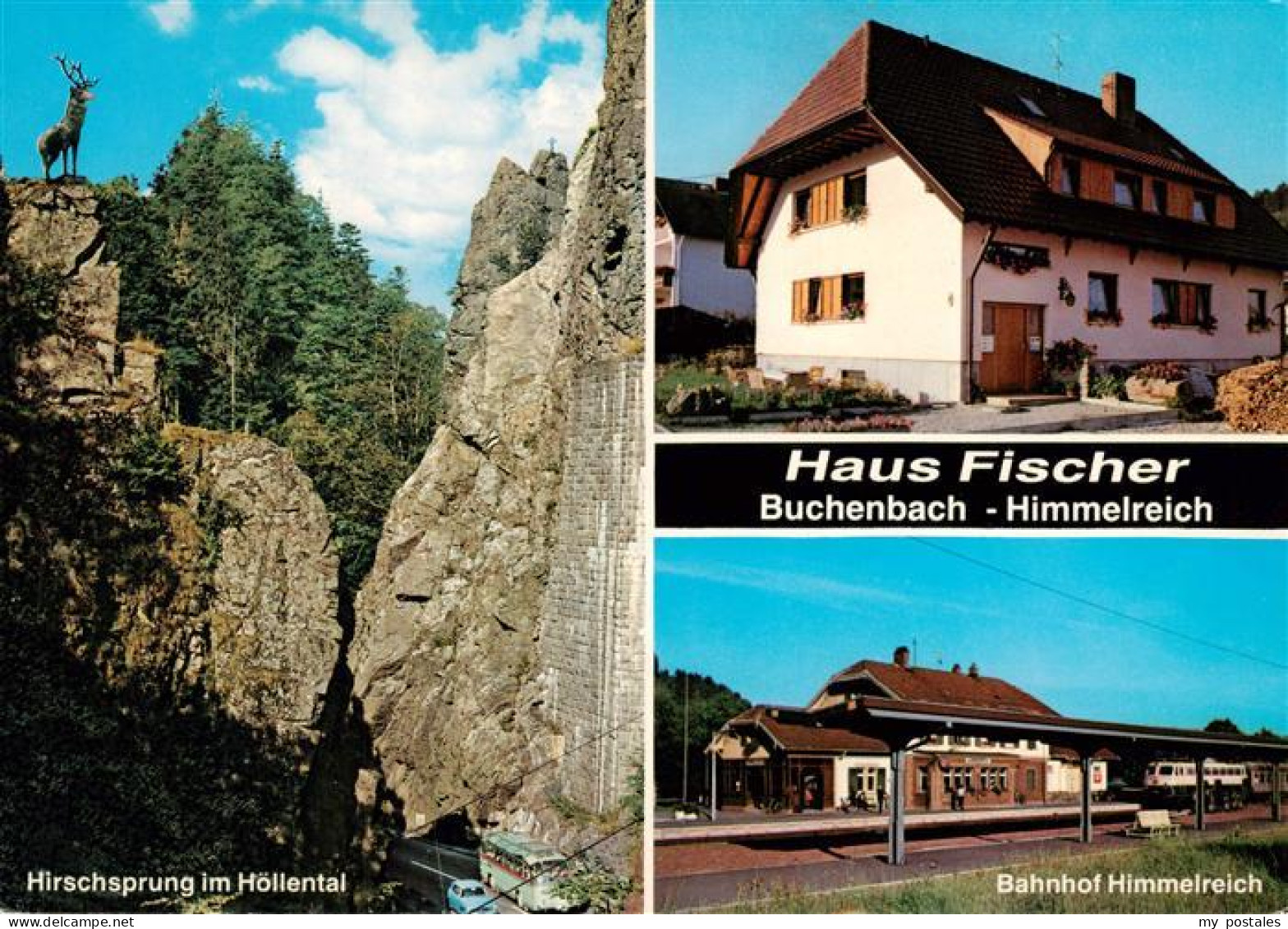 73931870 Himmelreich_Hoellsteig_Schwarzwald Gaestehaus Haus Fischer Bahnhof Hirs - Hinterzarten