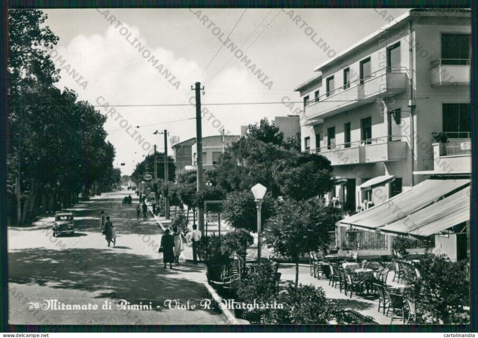 Rimini Miramare Di Foto FG Cartolina KB1389 - Rimini