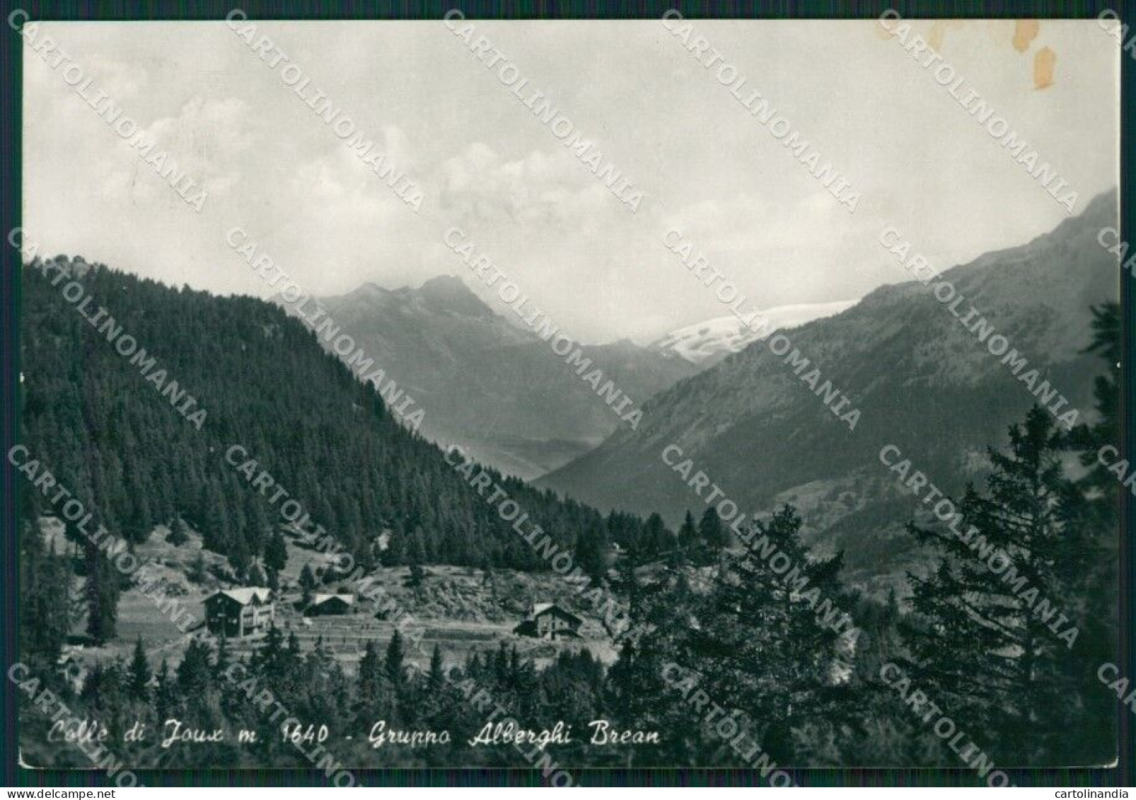 Aosta Colle Di Joux MACCHIE Foto FG Cartolina KB1555 - Aosta