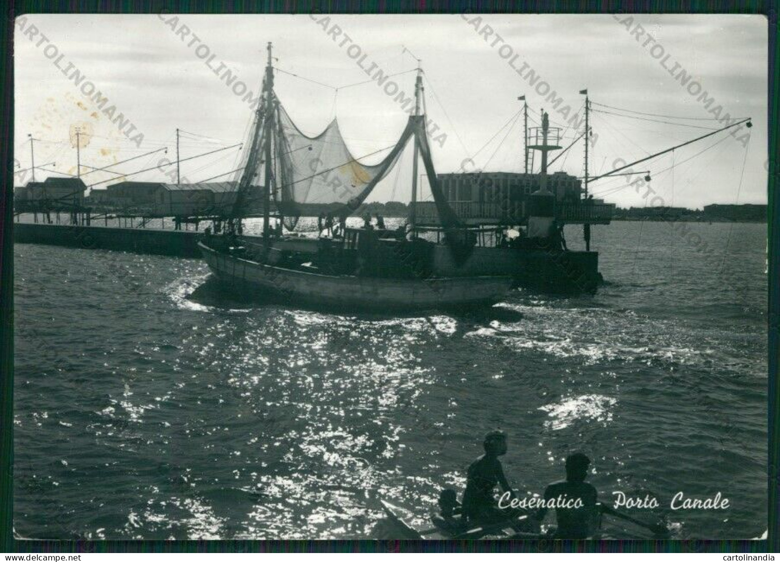 Forlì Cesenatico Porto Canale Foto FG Cartolina KB1022 - Forli